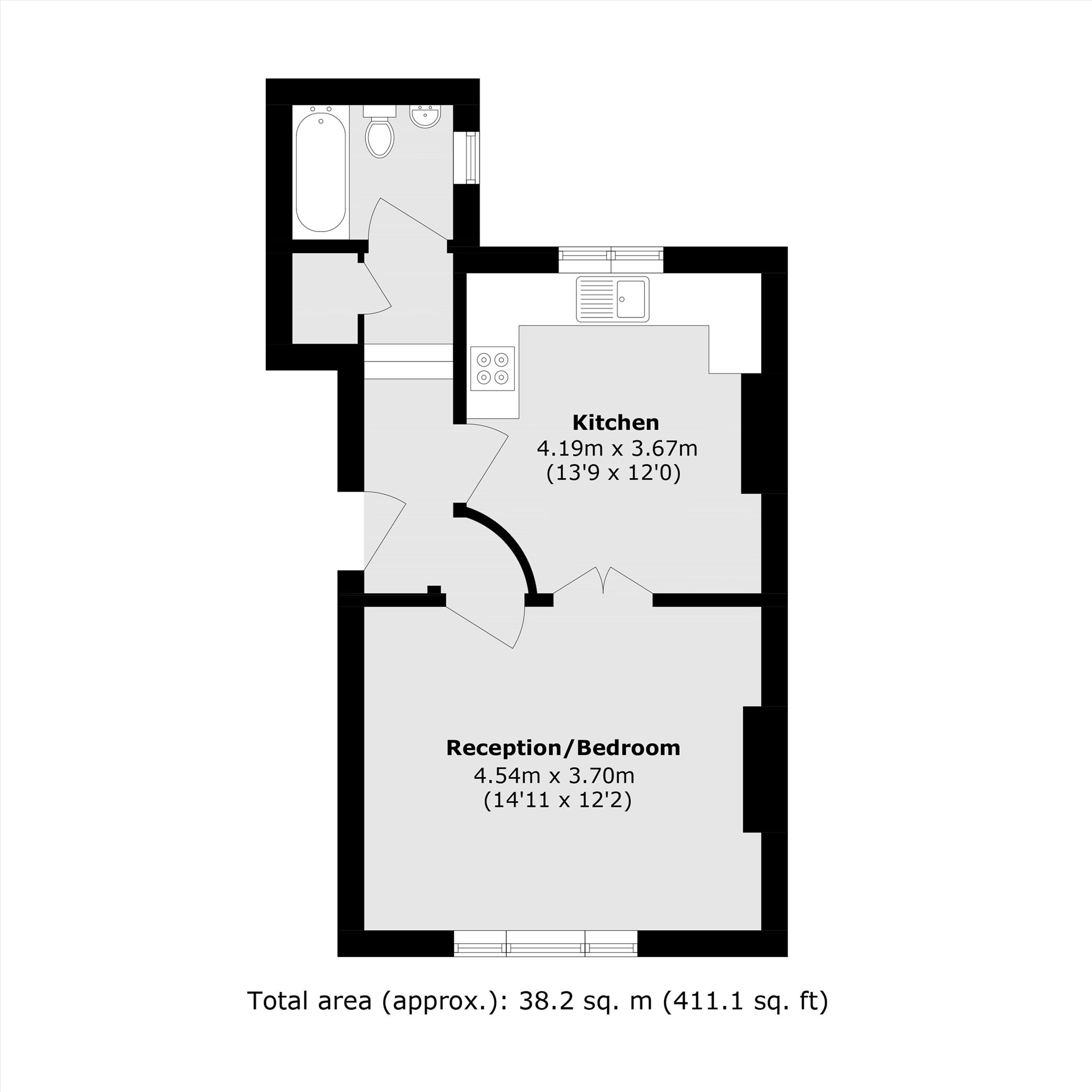 7B, Parkfield Road, London floorplan