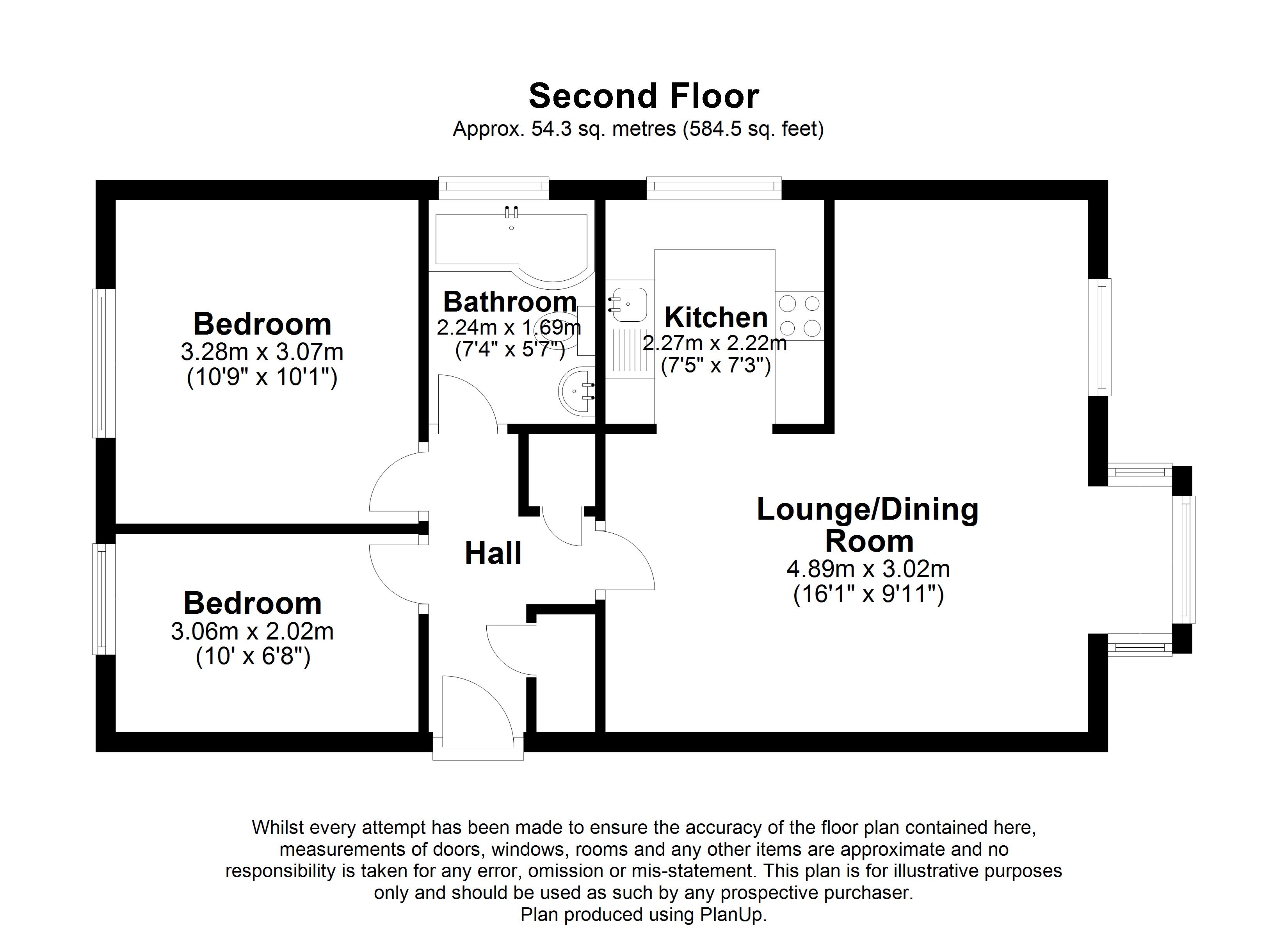 2 Bedrooms Flat for sale in Longacre Road, Singleton, Ashford TN23