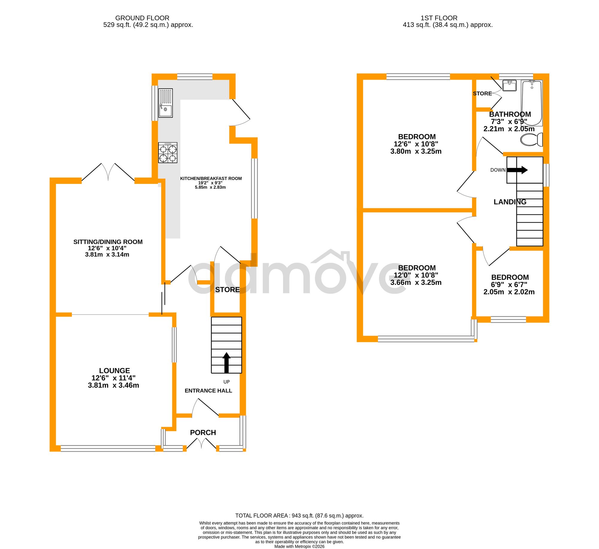 17 Derwent Road, Warrington floorplan