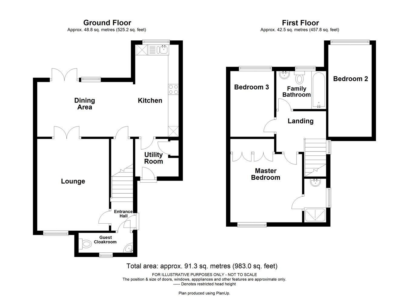 3 Bedrooms End terrace house for sale in Siskin Close, Royston SG8