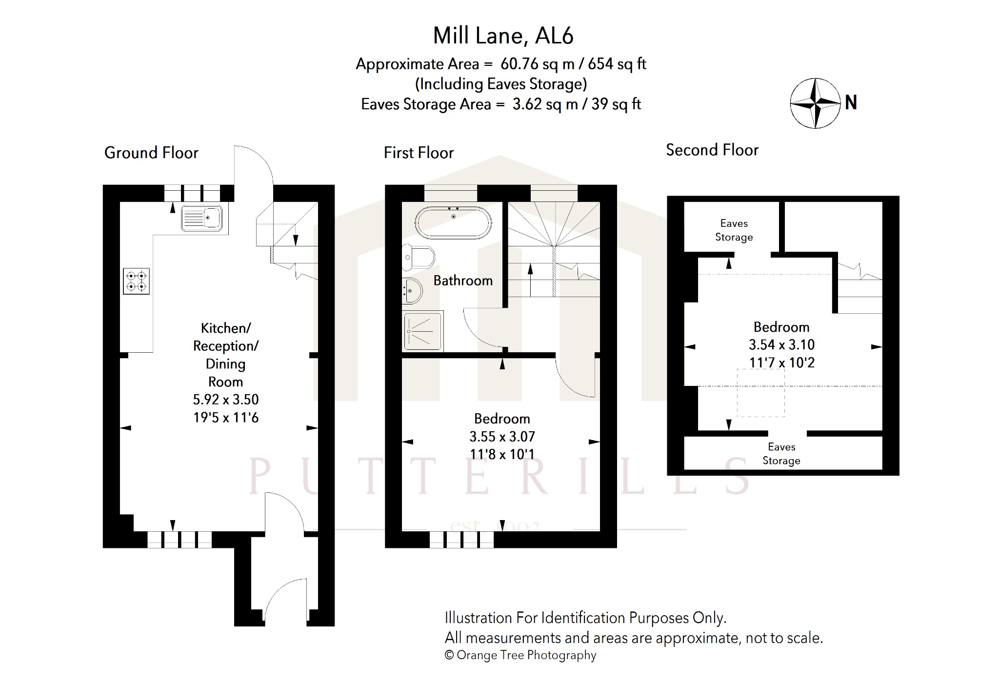 3A Mill Lane, Welwyn, Hertfordshire floorplan