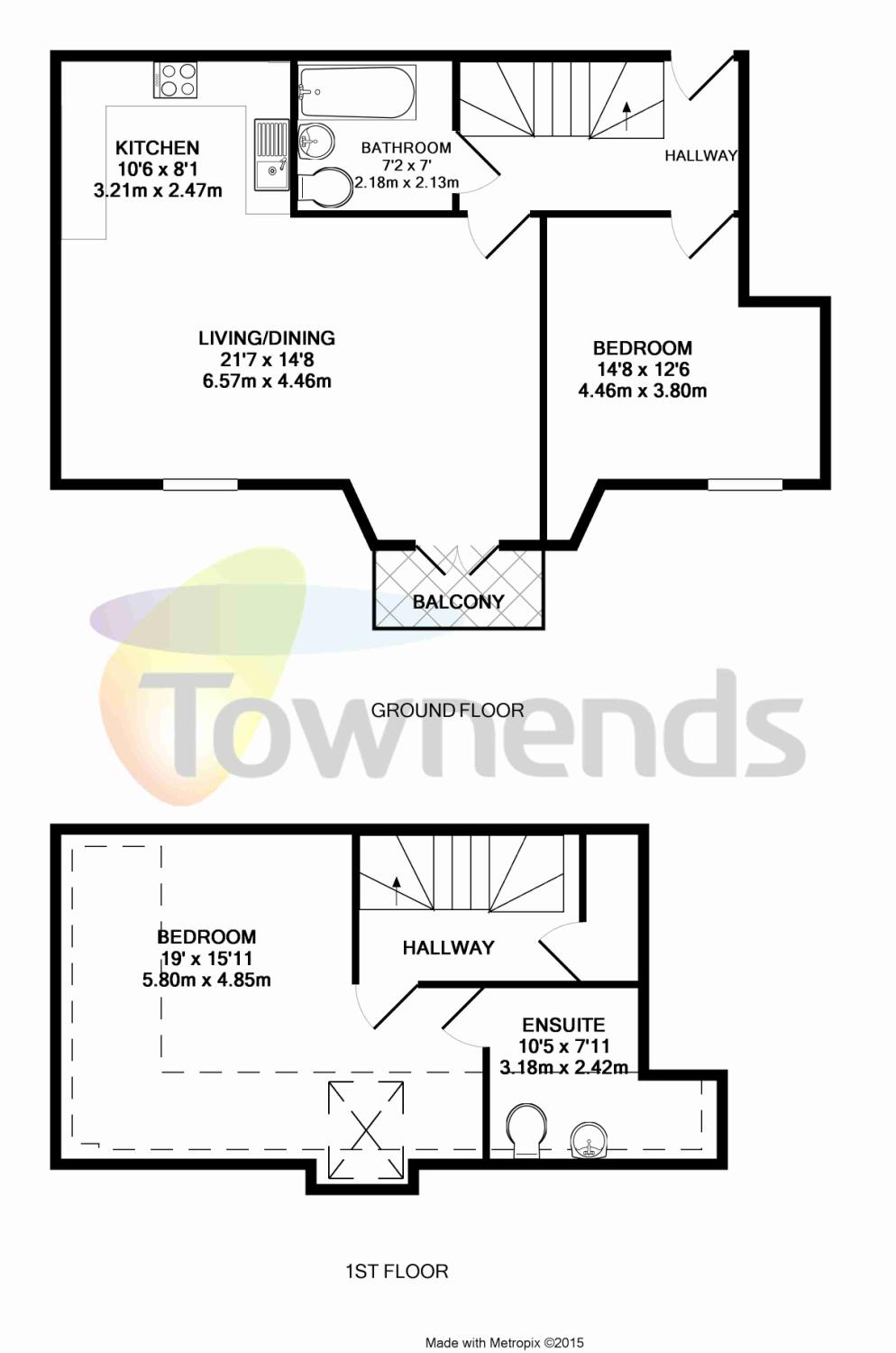 2 Bedrooms Flat to rent in Radcliffe Road, Croydon CR0