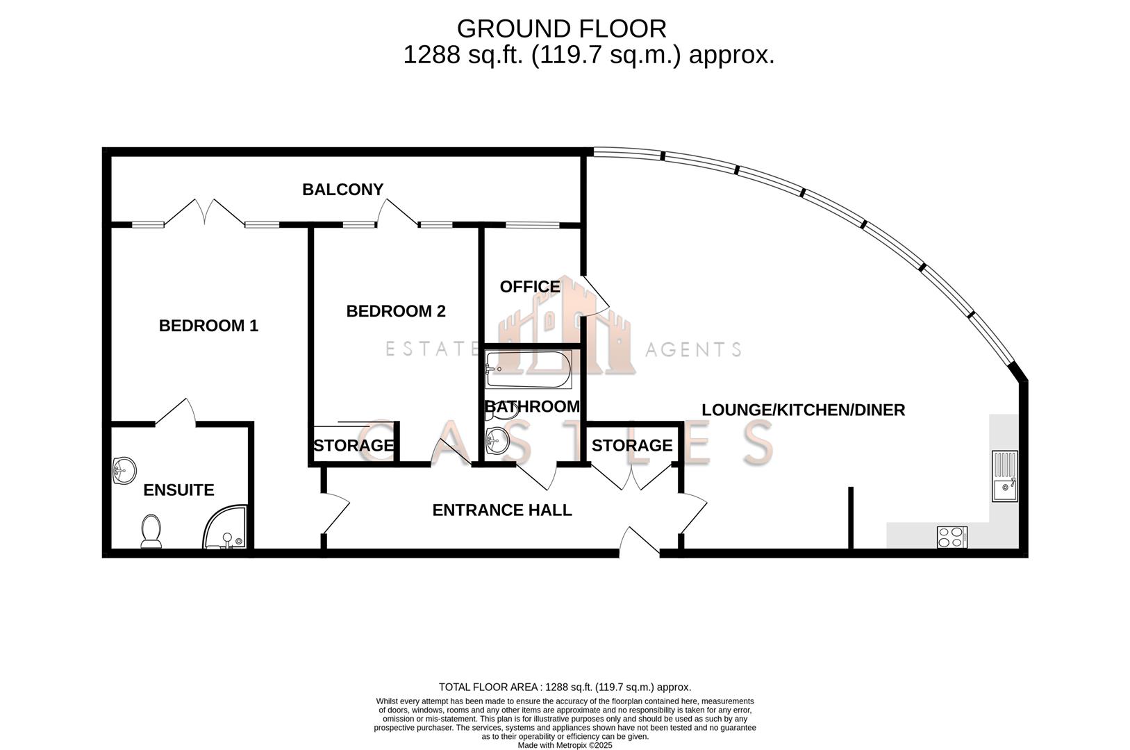 70, Friary Meadow, Fareham floorplan