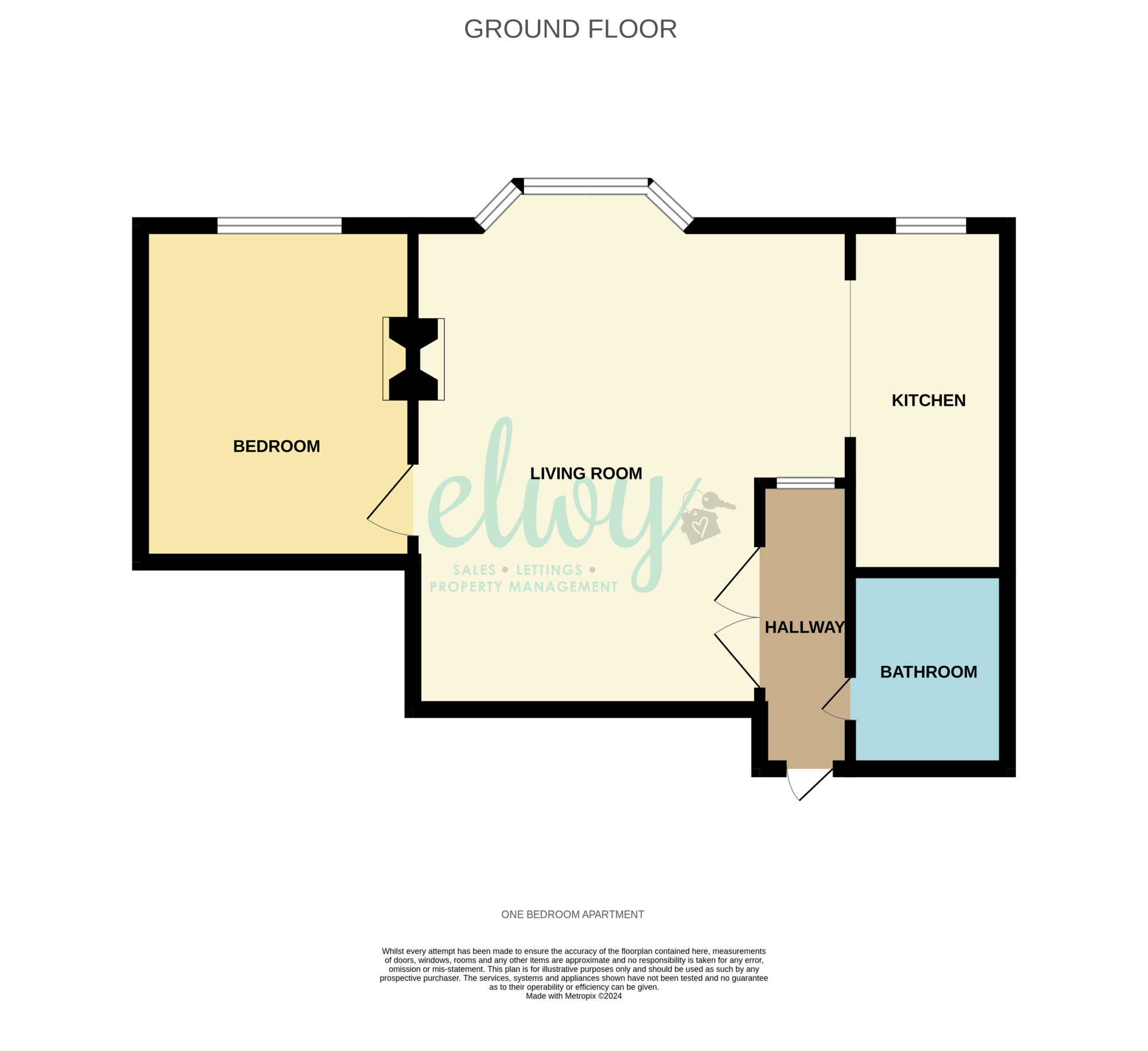 Flat 2 - 1, Vaughan Street, Llandudno floorplan