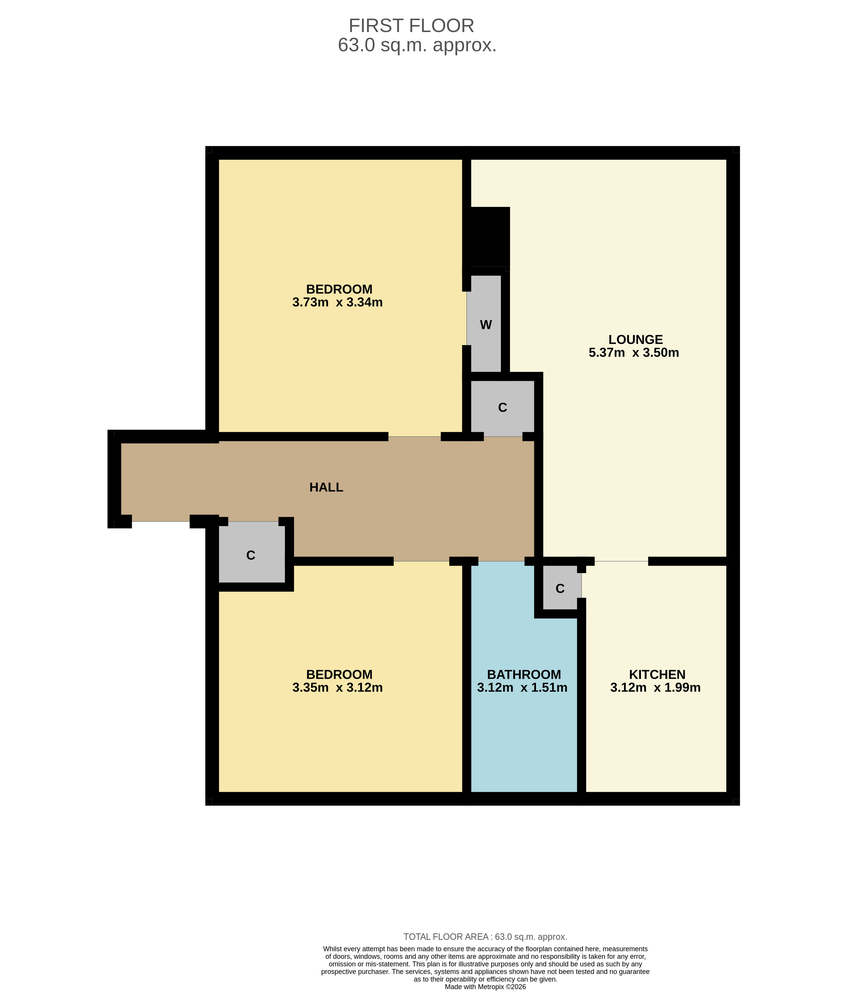 1/R 38, Lansdowne Square, Dundee floorplan
