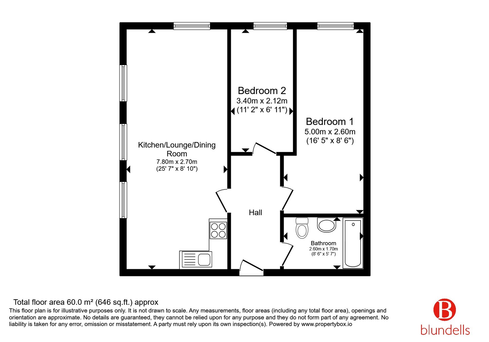 Apartment 903, 2, North Bank, South Yorkshire floorplan
