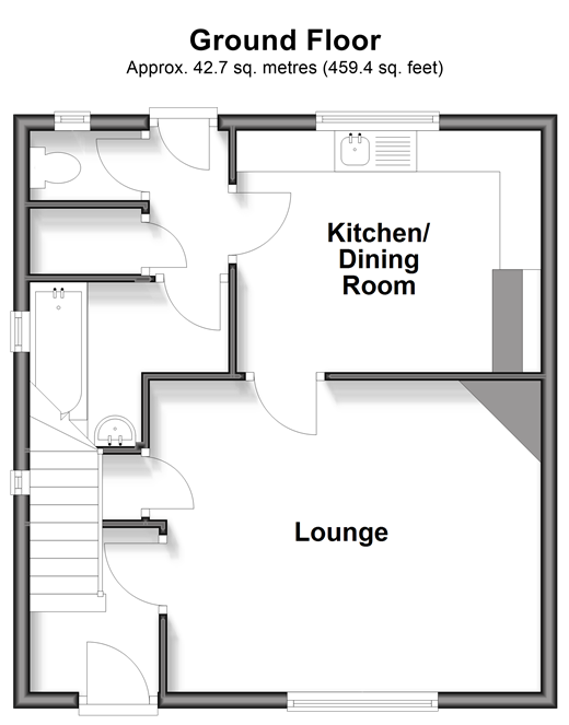School Lane Barton, Newport floorplan