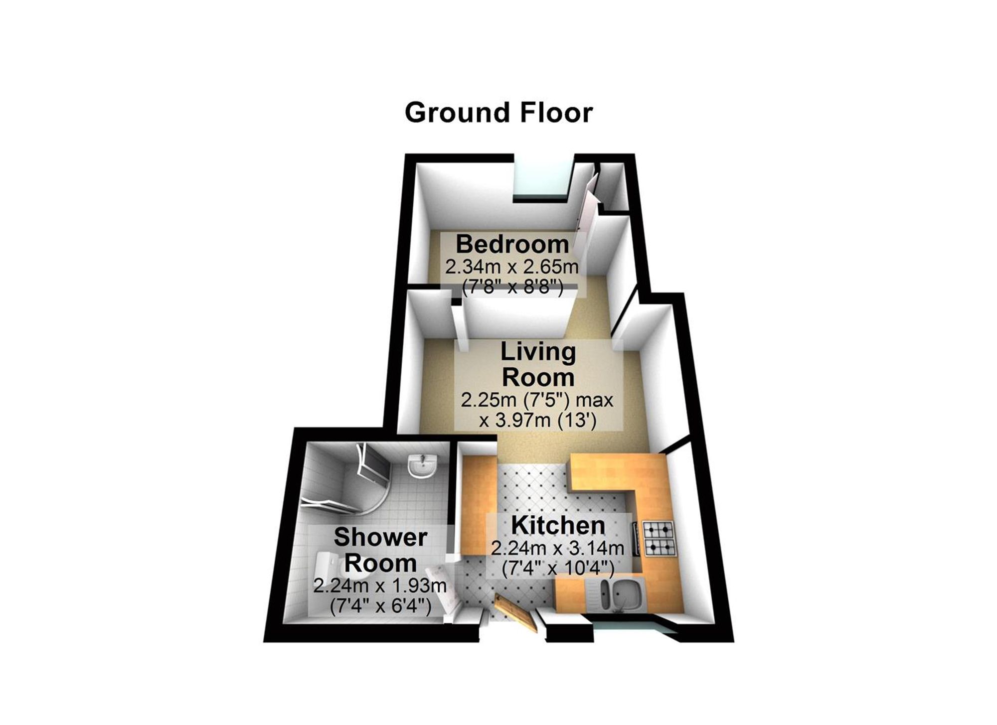 24c Church Gate, Loughborough floorplan