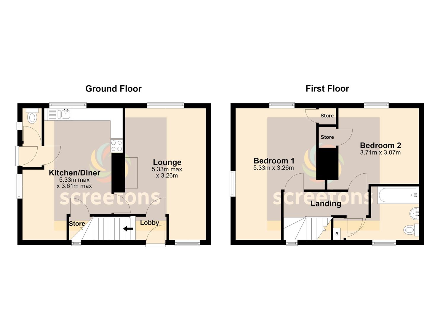 75, Barnsley Road, Moorends floorplan