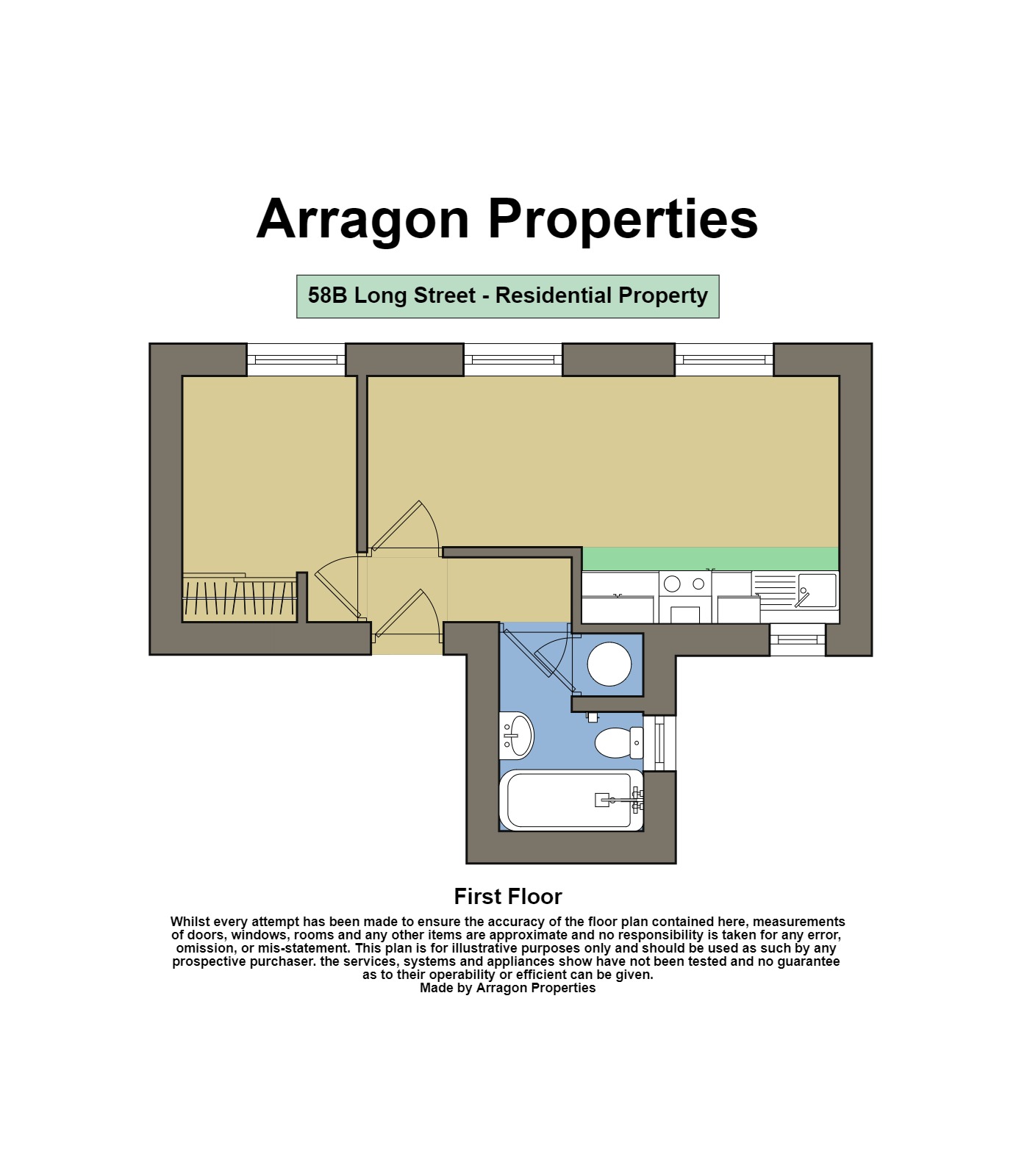 58B Long Street, Long Street, Atherstone floorplan