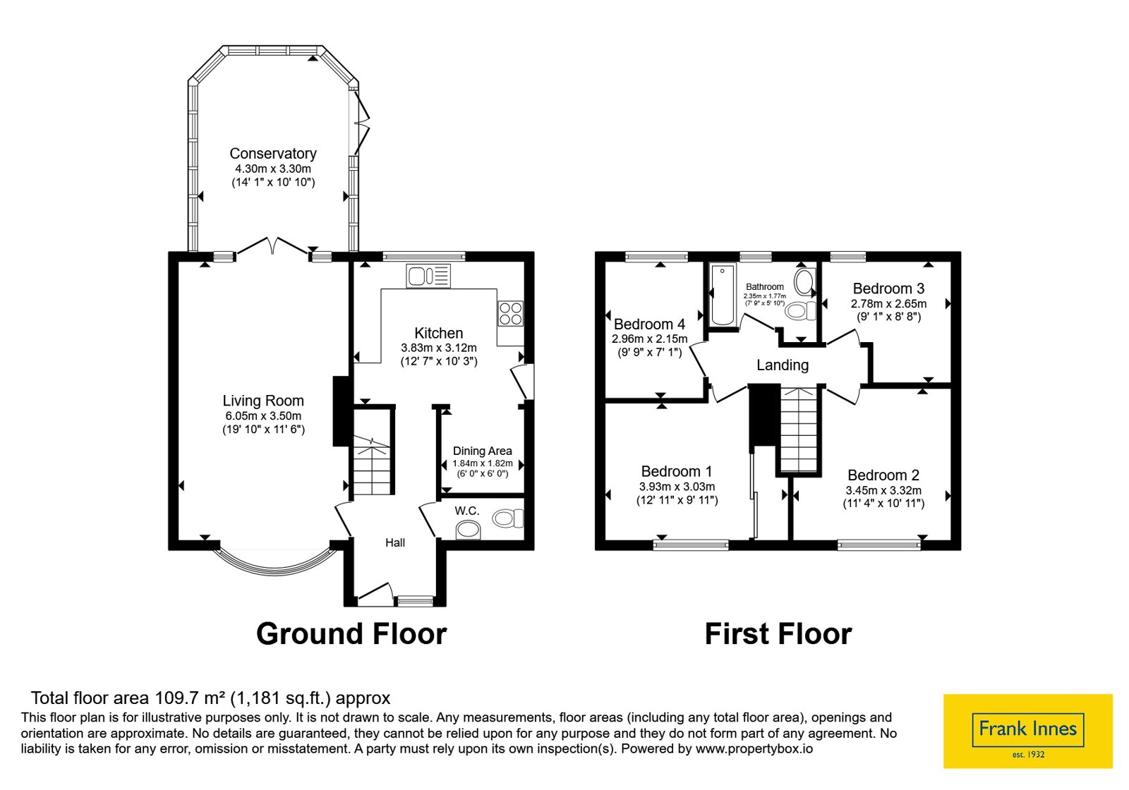 8, Caunton Close, Mansfield floorplan