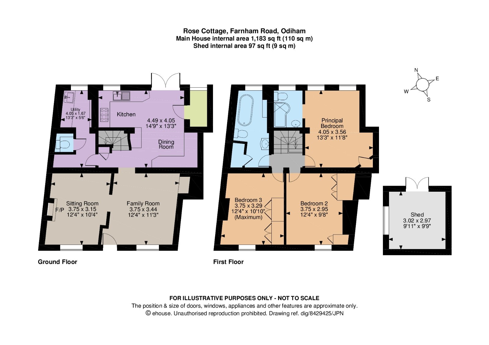 Farnham Road, Odiham, Hook, Hampshire RG29, 3 bedroom semidetached