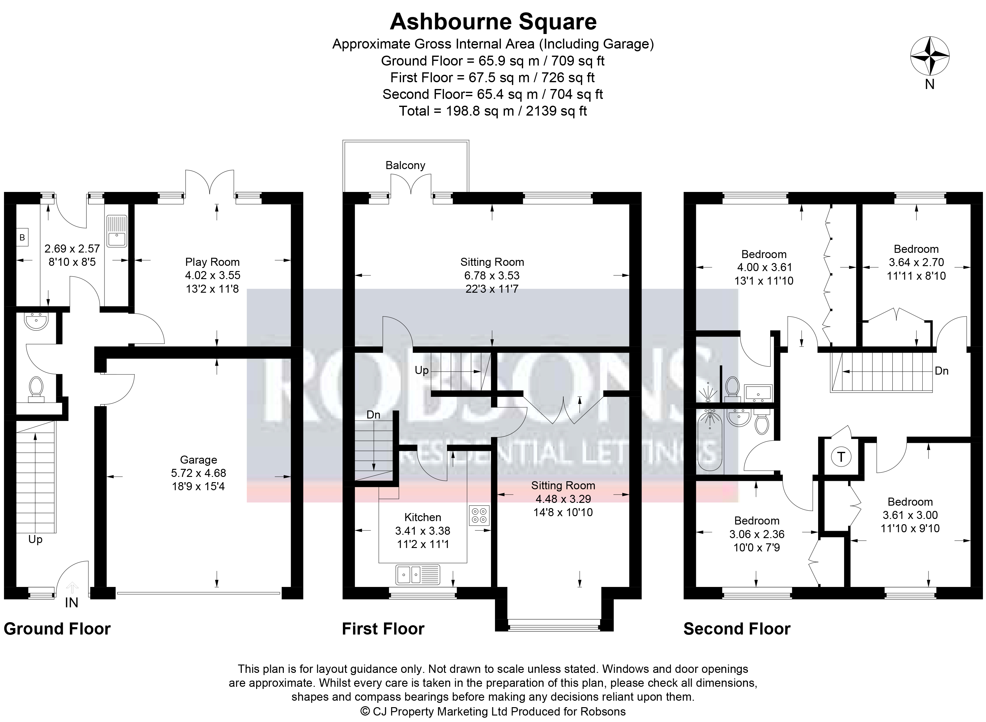10, Ashbourne Square, Northwood floorplan