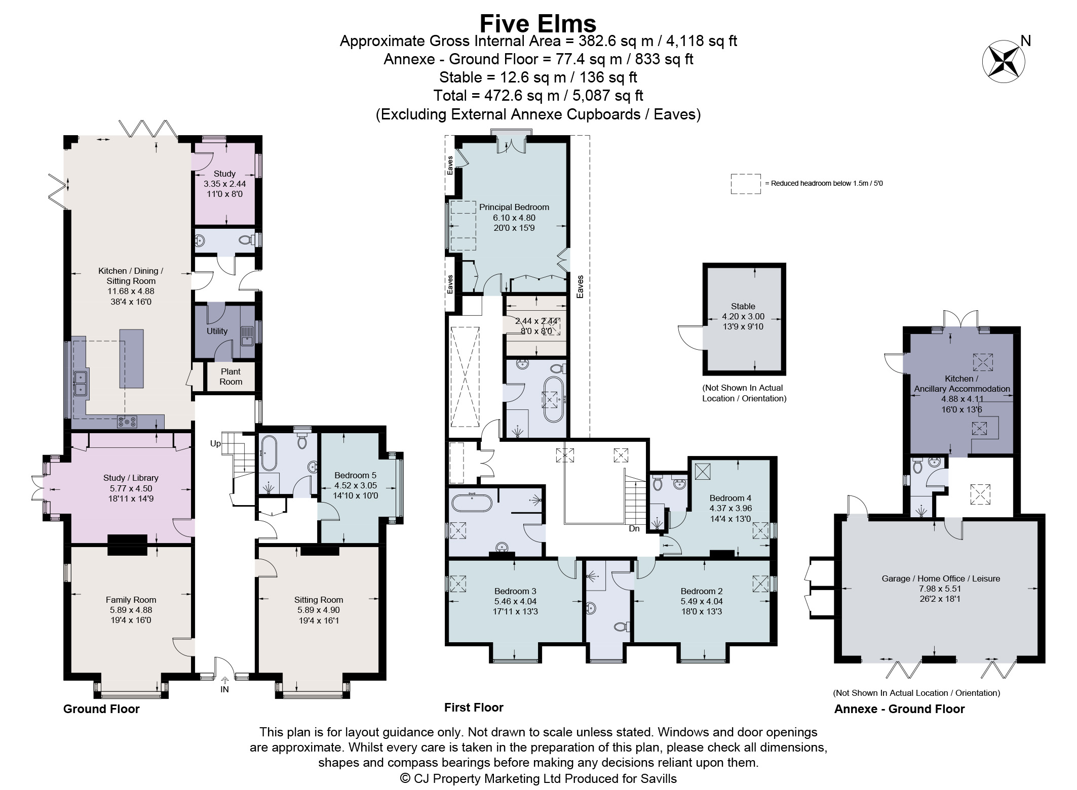 Five Elms,, Bank Green, Nr Chesham floorplan