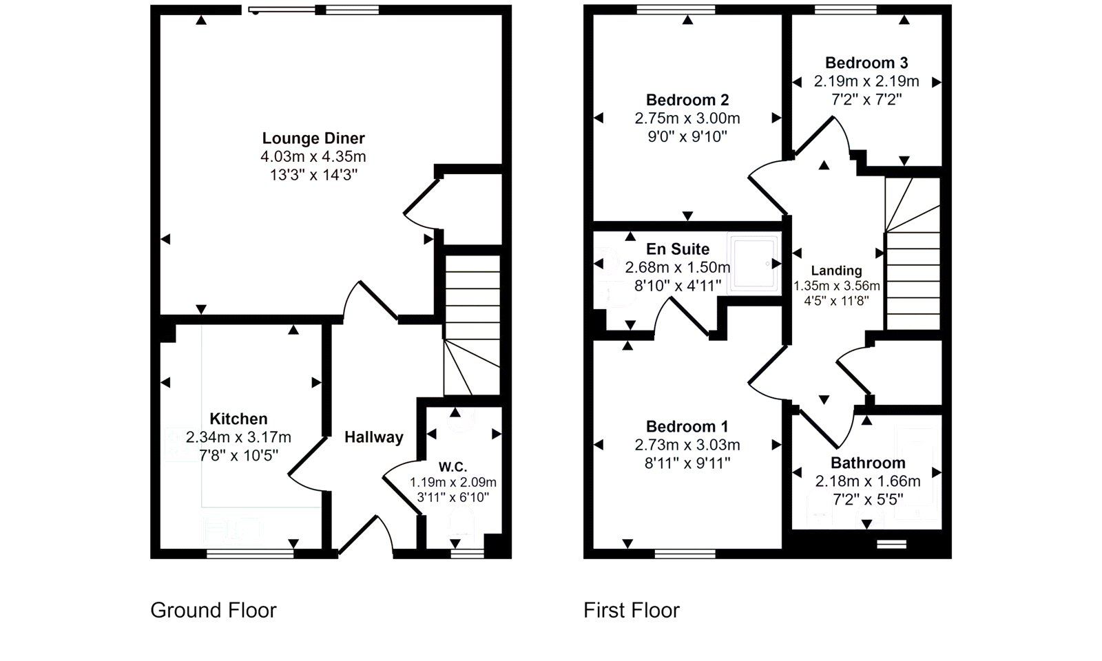 66, Batchelor Way, Salisbury floorplan