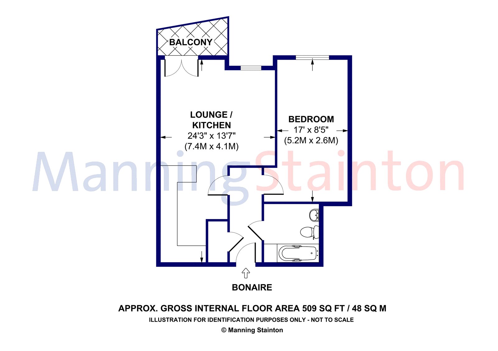 1 Bedrooms Flat to rent in Bonaire, City Island, Gotts Road, Leeds LS12