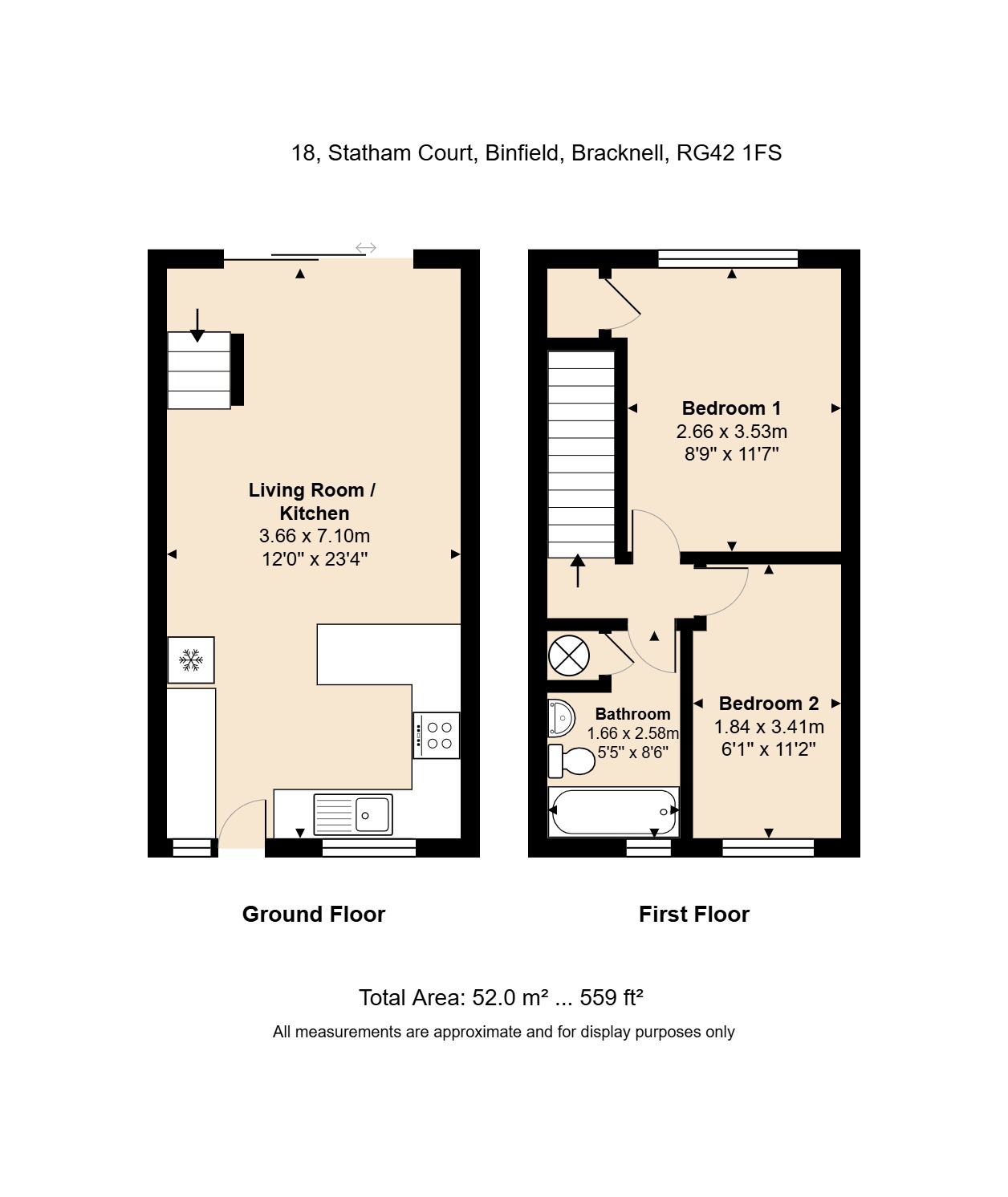 18, Statham Court, Binfield floorplan