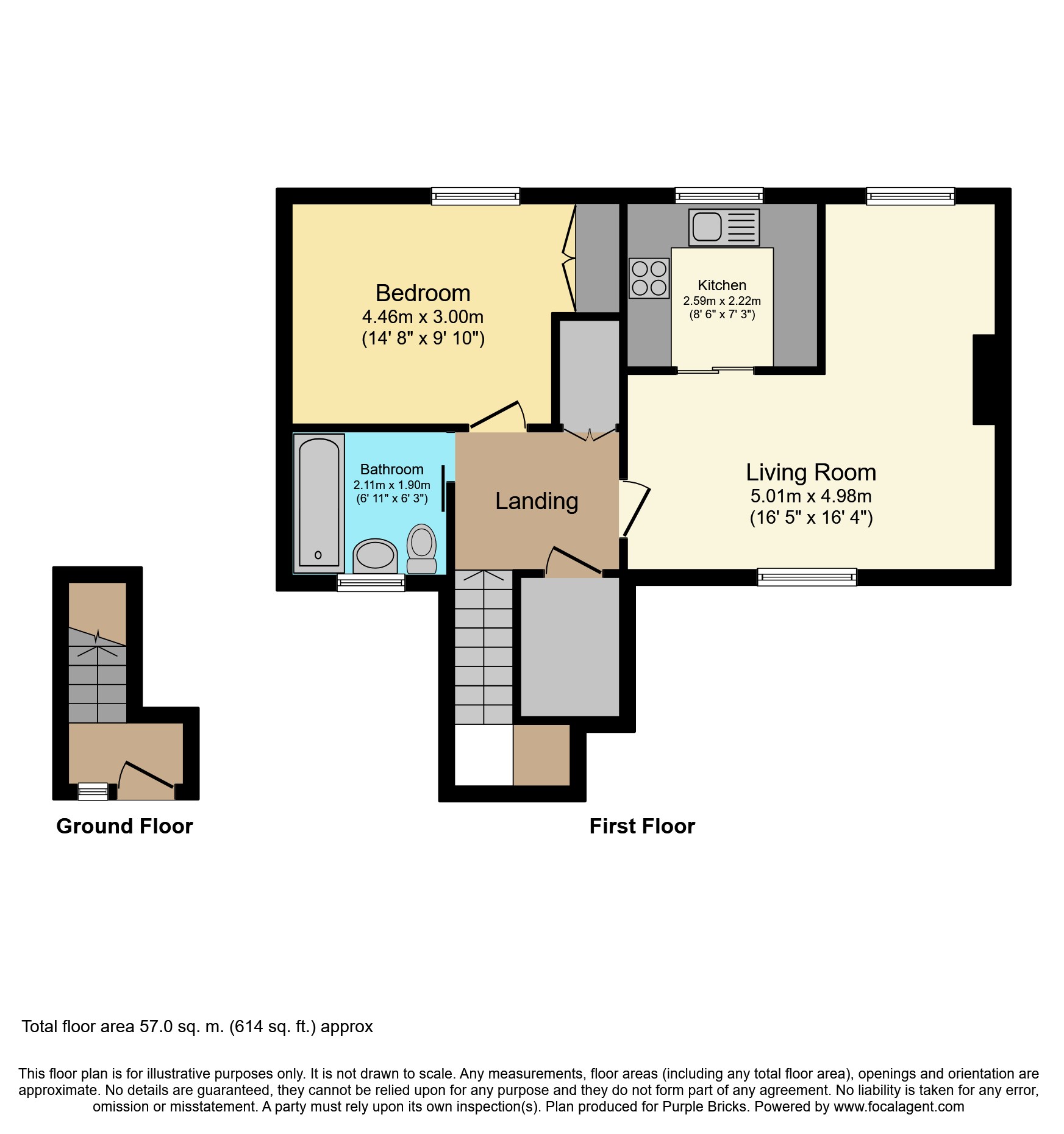 1 Bedrooms Maisonette for sale in Washington Road, Crawley RH11