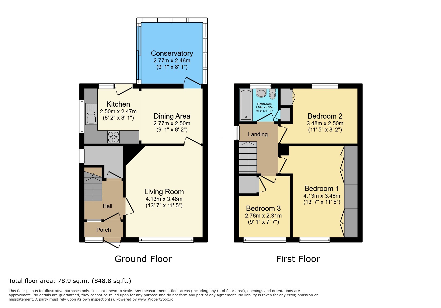 14 Bingley Road, Leicester floorplan