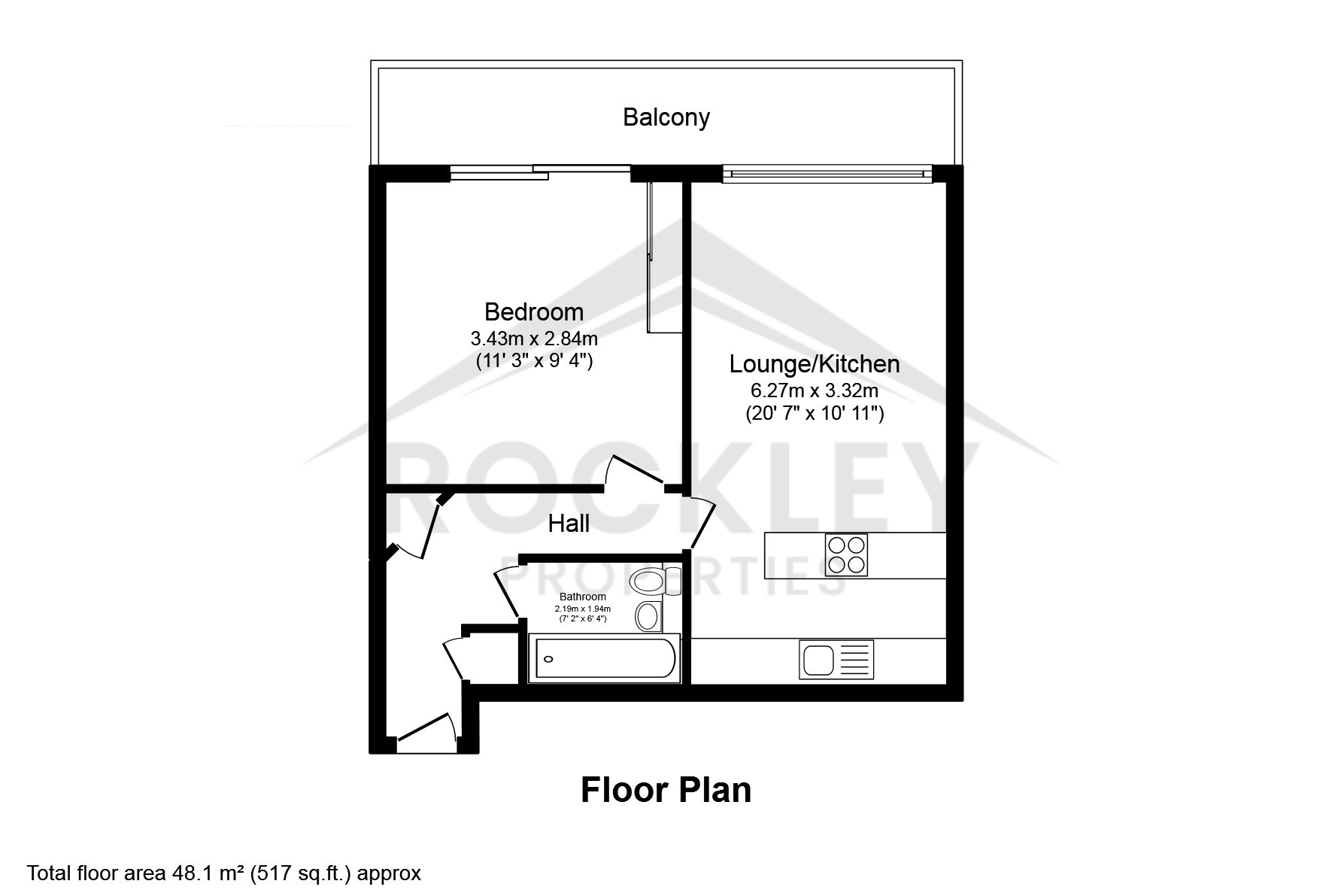 Warton Road, London floorplan