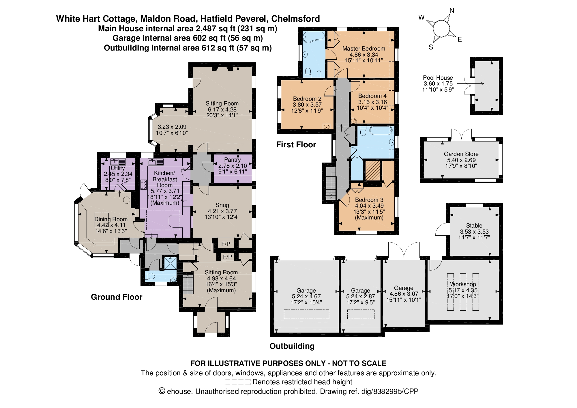 4 Bedrooms Detached house for sale in Maldon Road, Hatfield Peverel, Chelmsford CM3