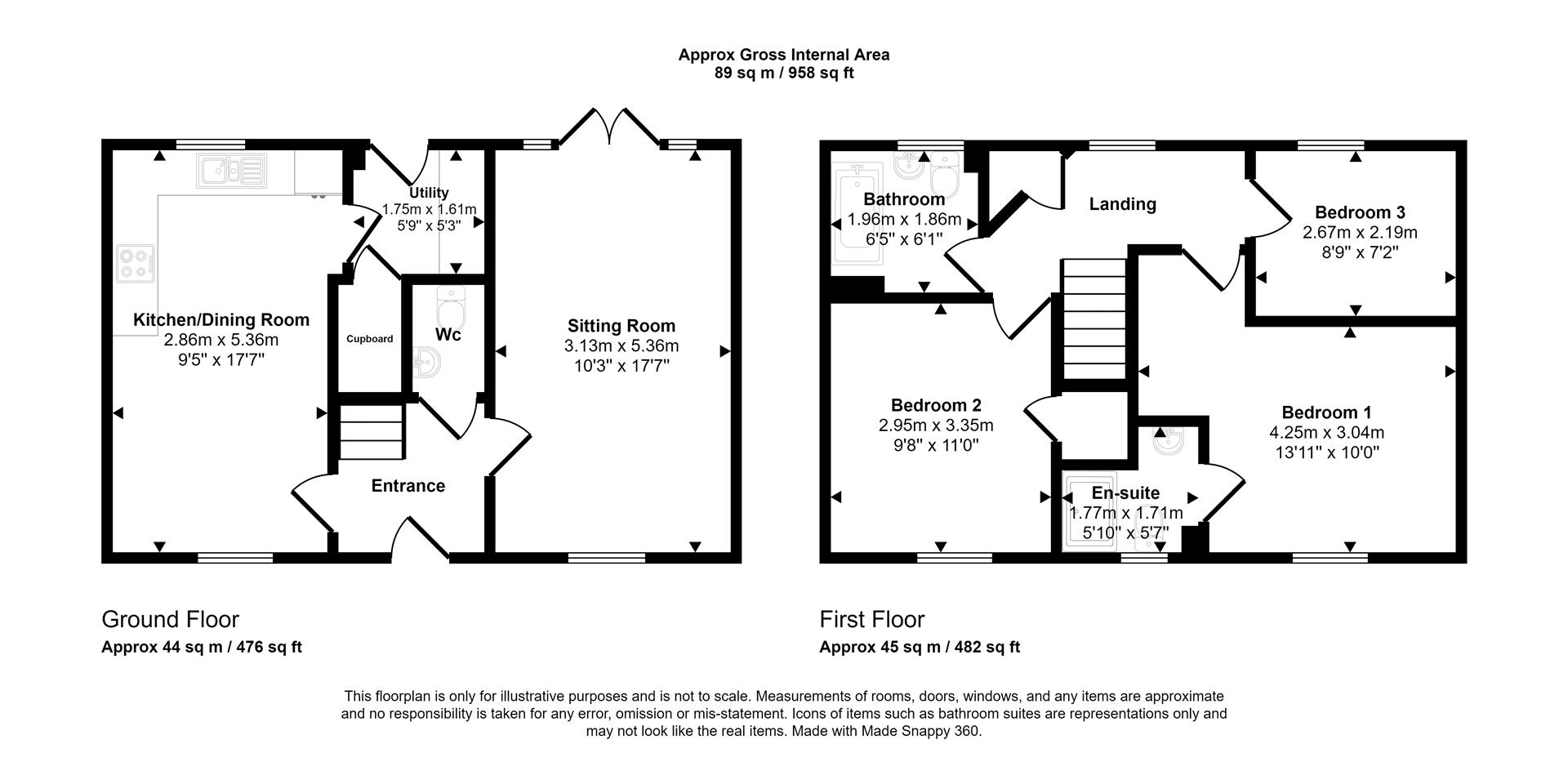 Plot 49, Hadley, Romans Quarter, Gillingham floorplan