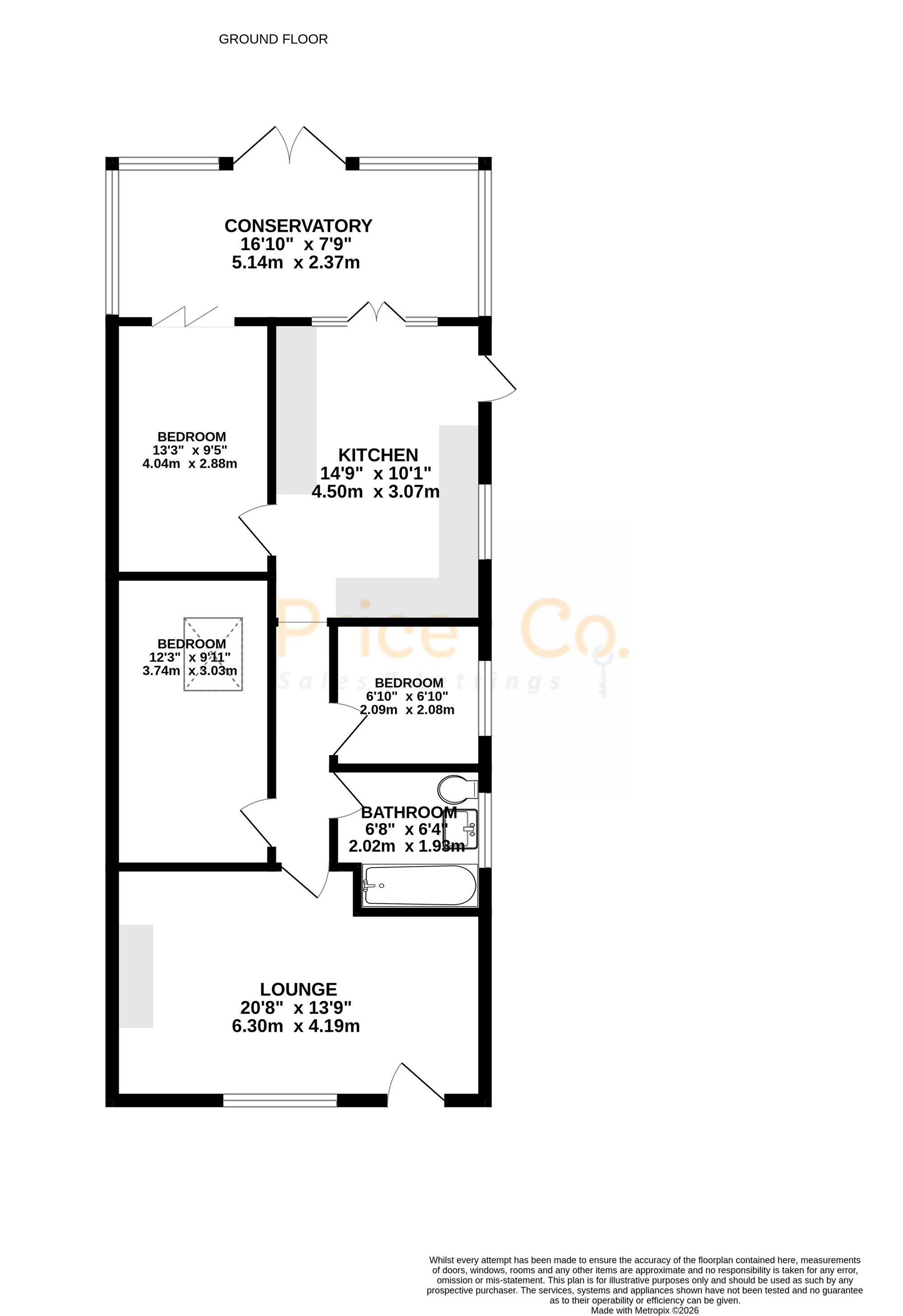 39 Alders Green Road, Wigan floorplan