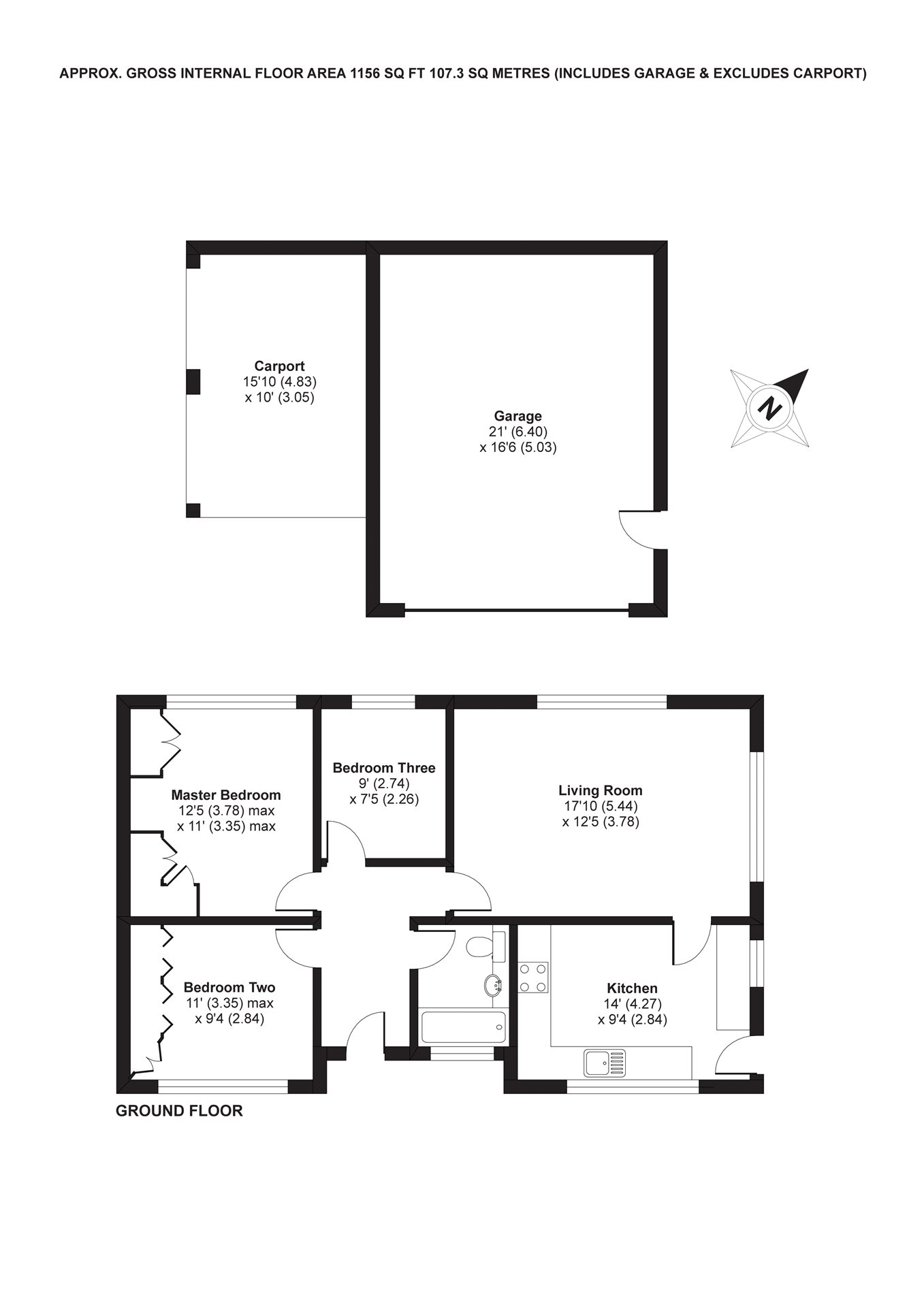 3 Bedrooms Detached bungalow for sale in Barkham Ride, Wokingham, Berkshire RG40