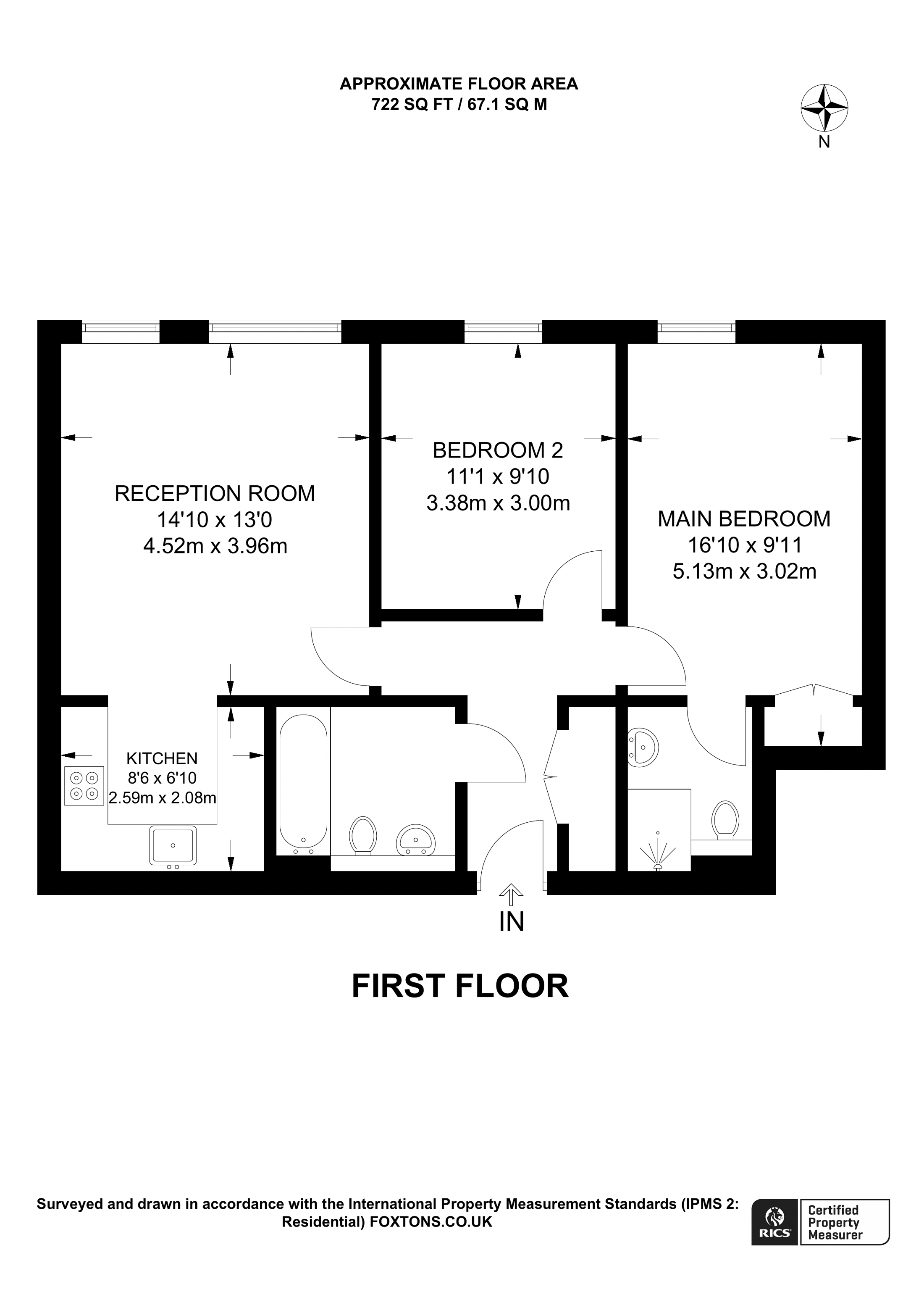 Upper Richmond Road, Putney floorplan
