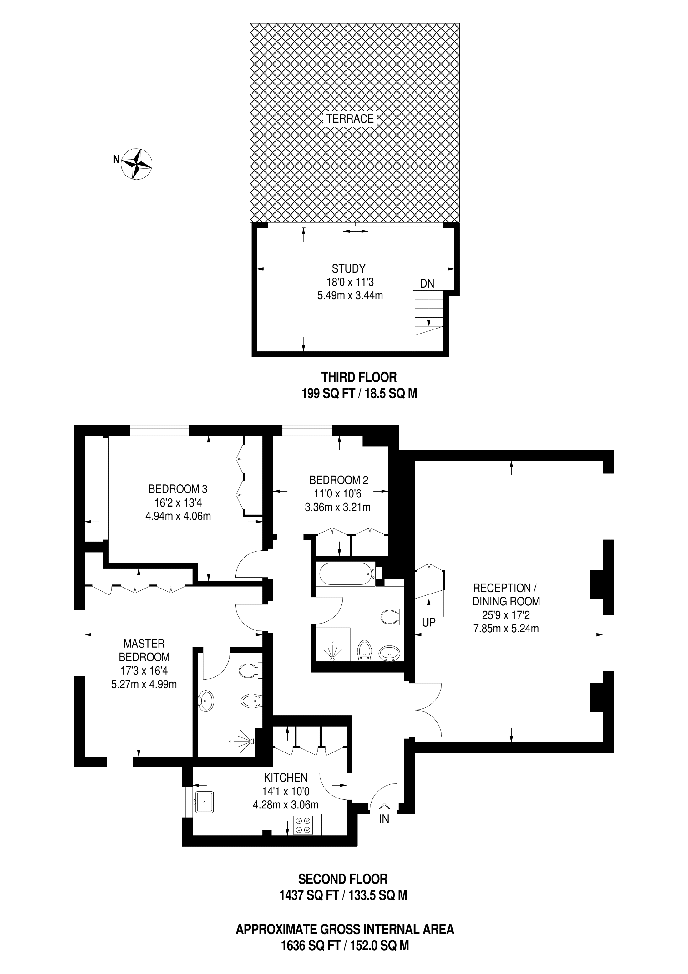 3 Bedrooms Flat to rent in Harrington Gardens, South Kensington SW7