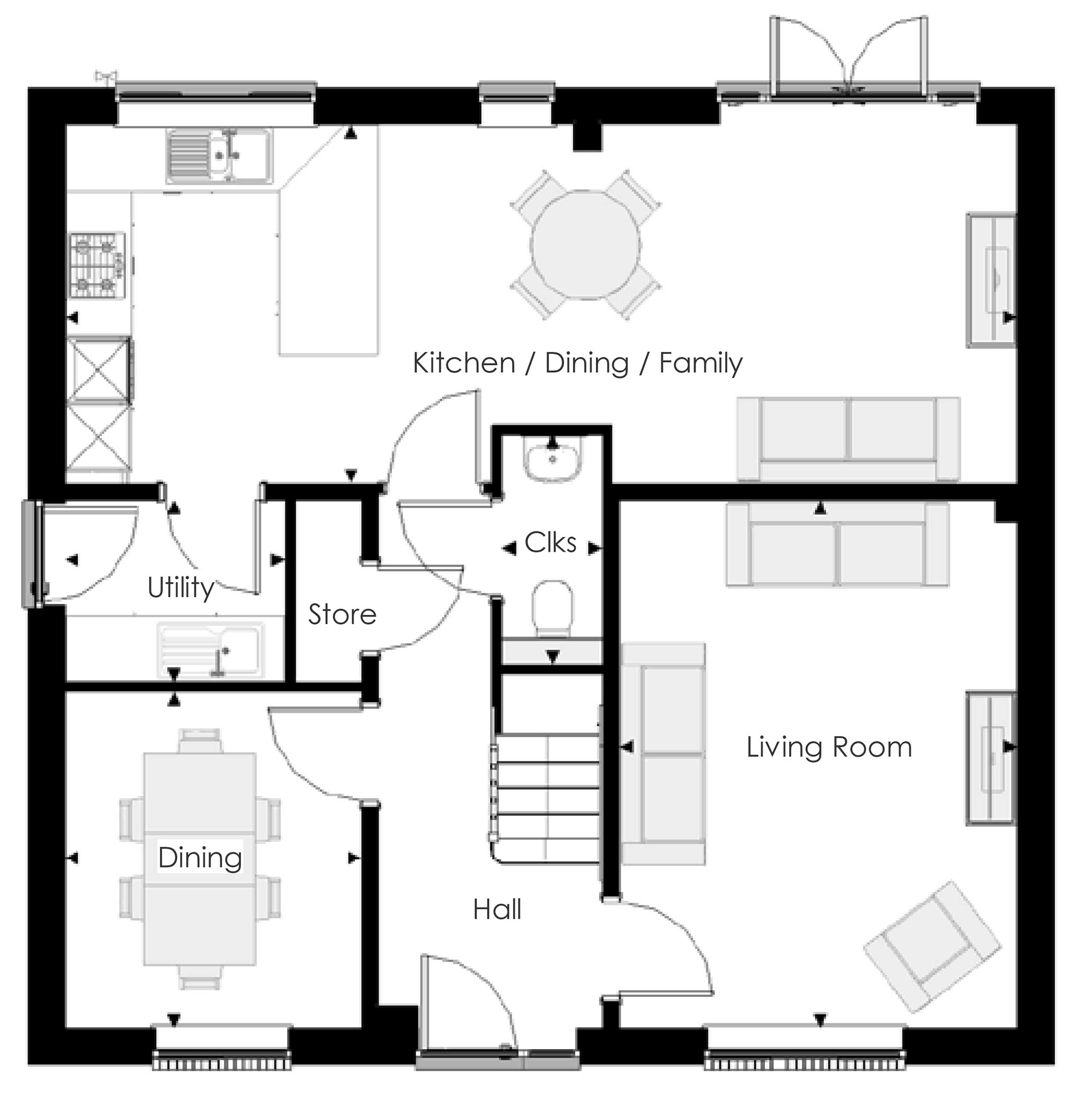 126, Brimstone End, Whitnash, Leamington Spa floorplan