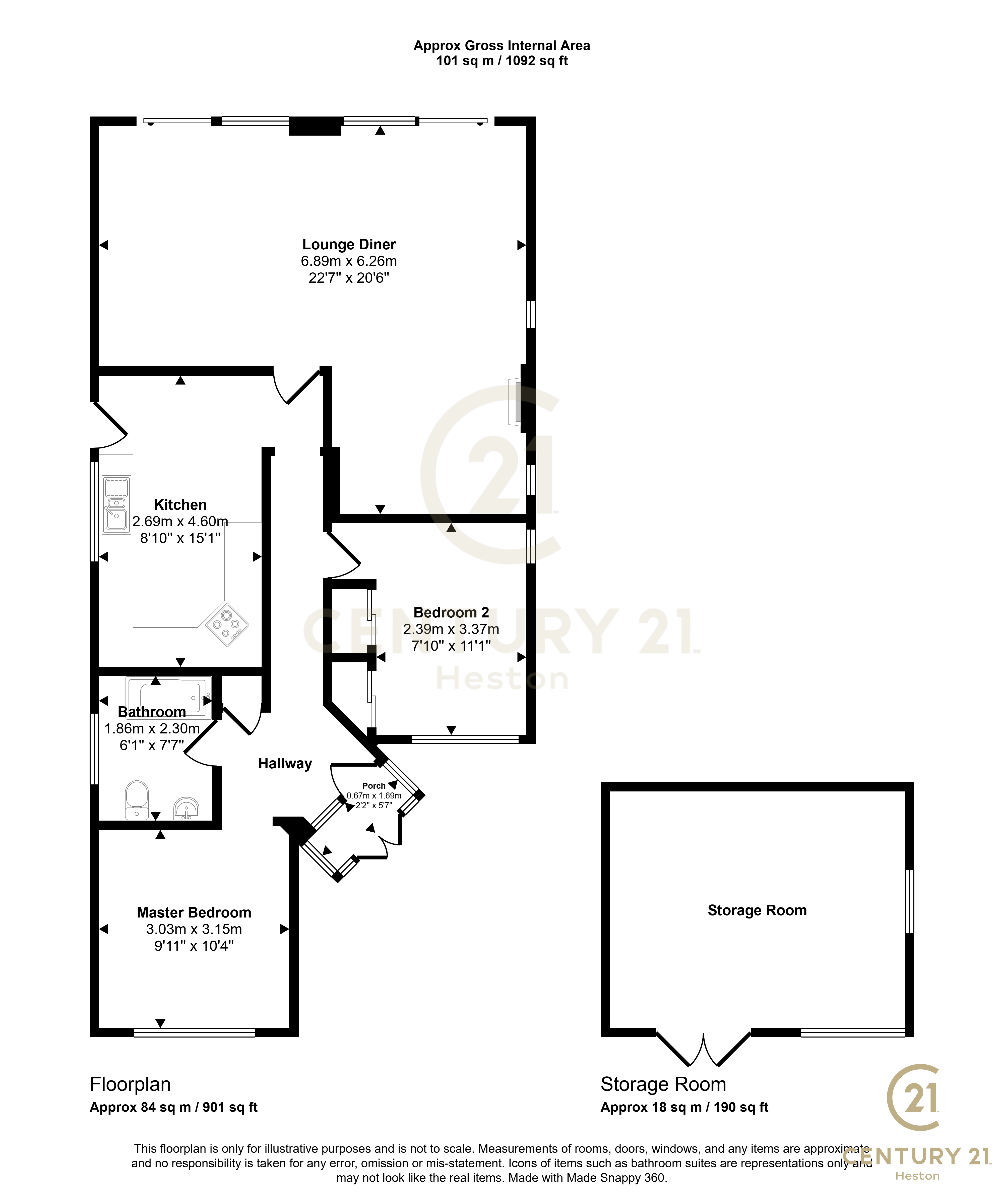 40, Sutton Road, HOUNSLOW floorplan