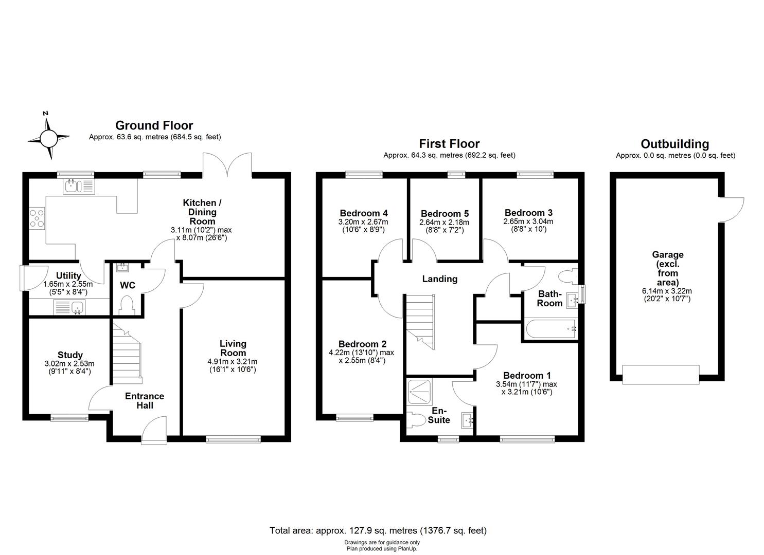 20, Apple Tree Close, Huntingdon floorplan