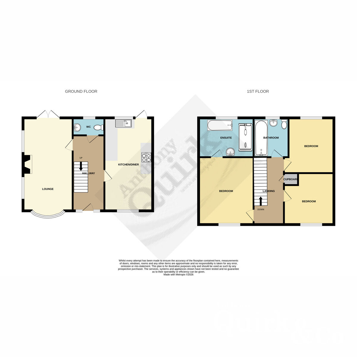 19, Dewyk Road, Canvey Island floorplan