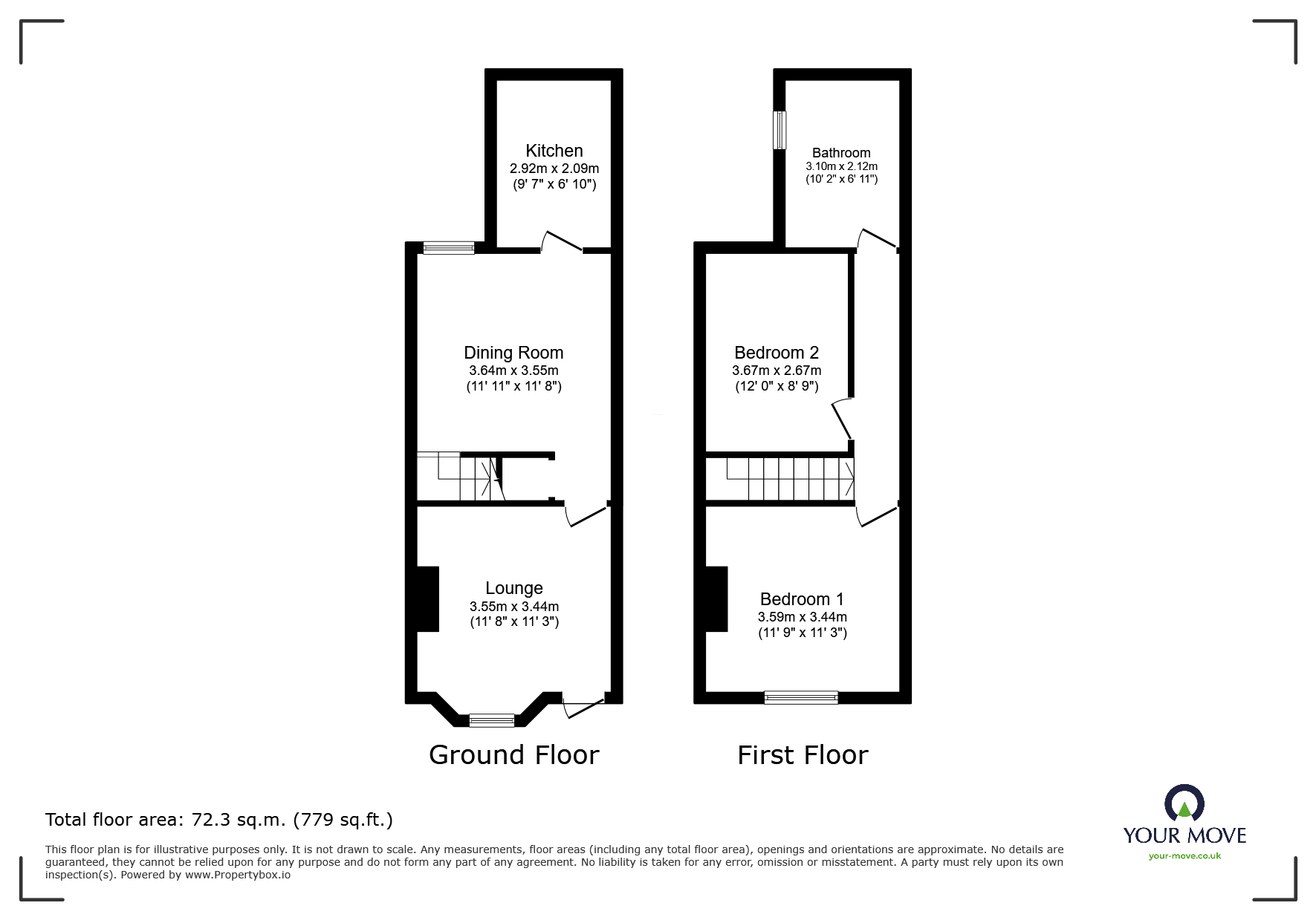 5, North Street, Nottingham floorplan