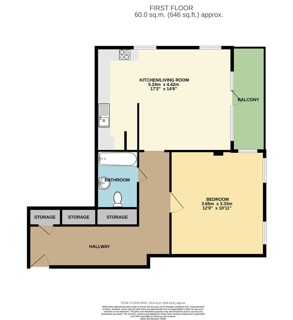 6 Tom Dove Place, Hampden Lane, London floorplan