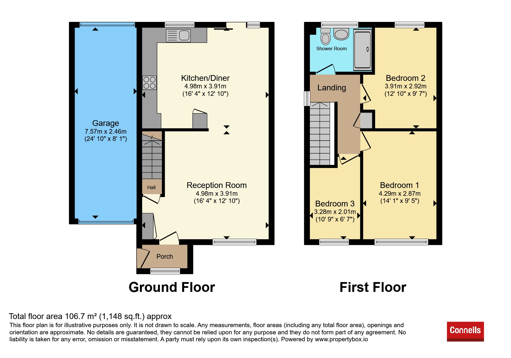 11, Carroll Close, Swindon floorplan