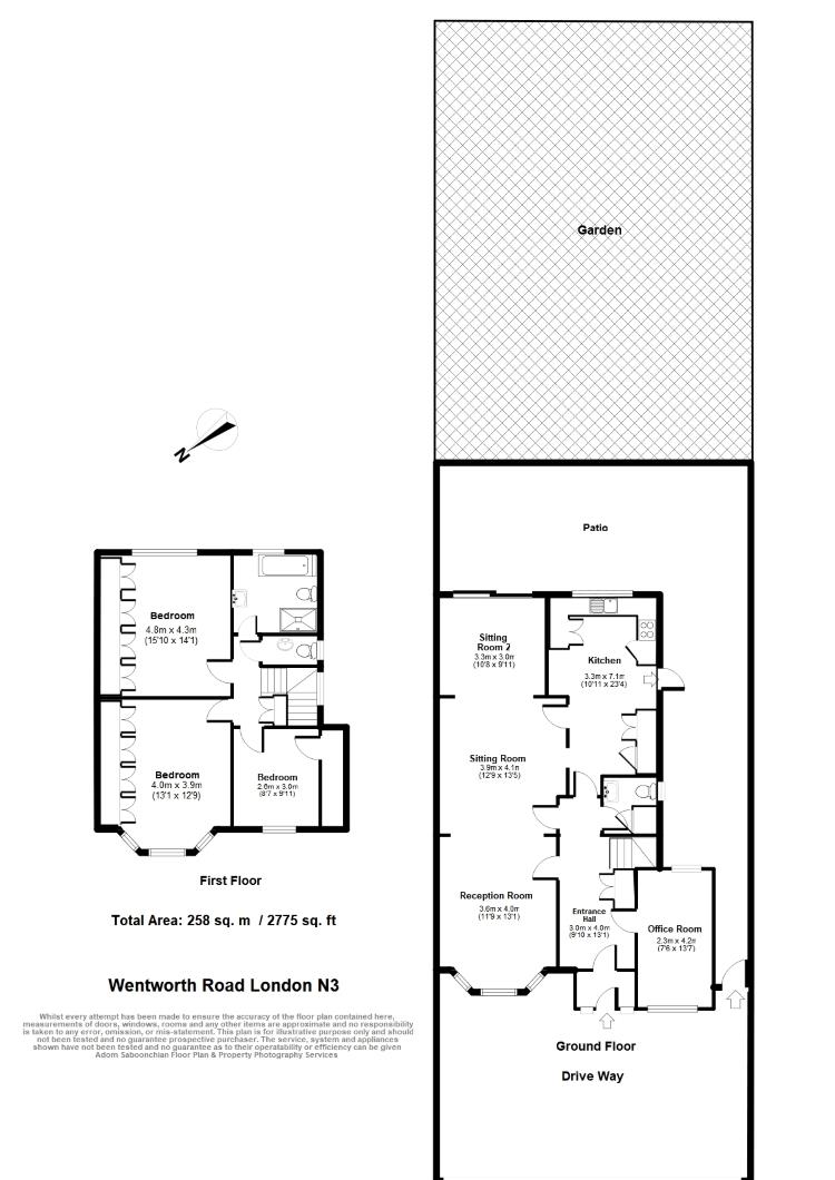 30, Wentworth Avenue, London floorplan