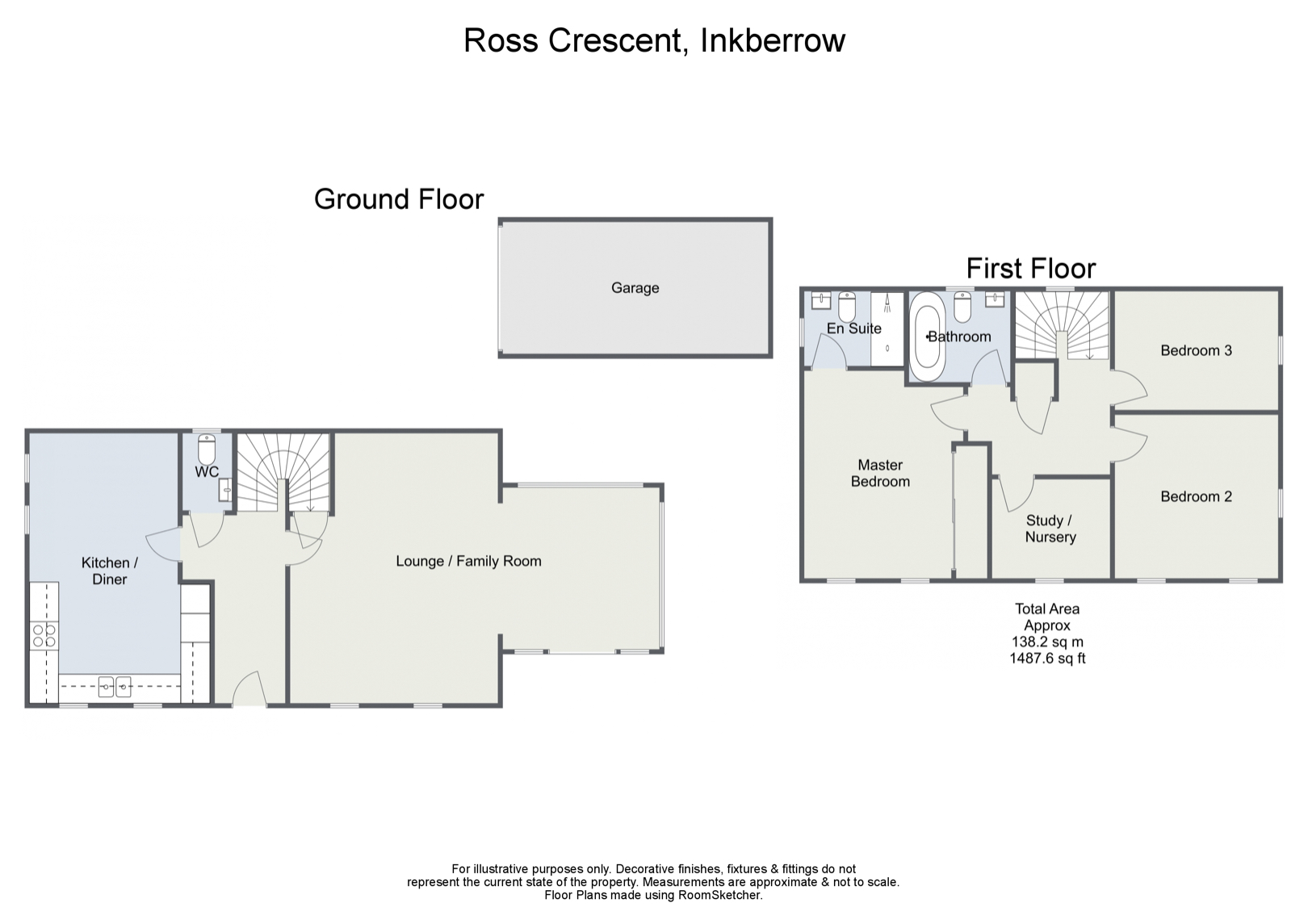 Ross Crescent, Inkberrow, Worcester WR7, 3 bedroom detached house for