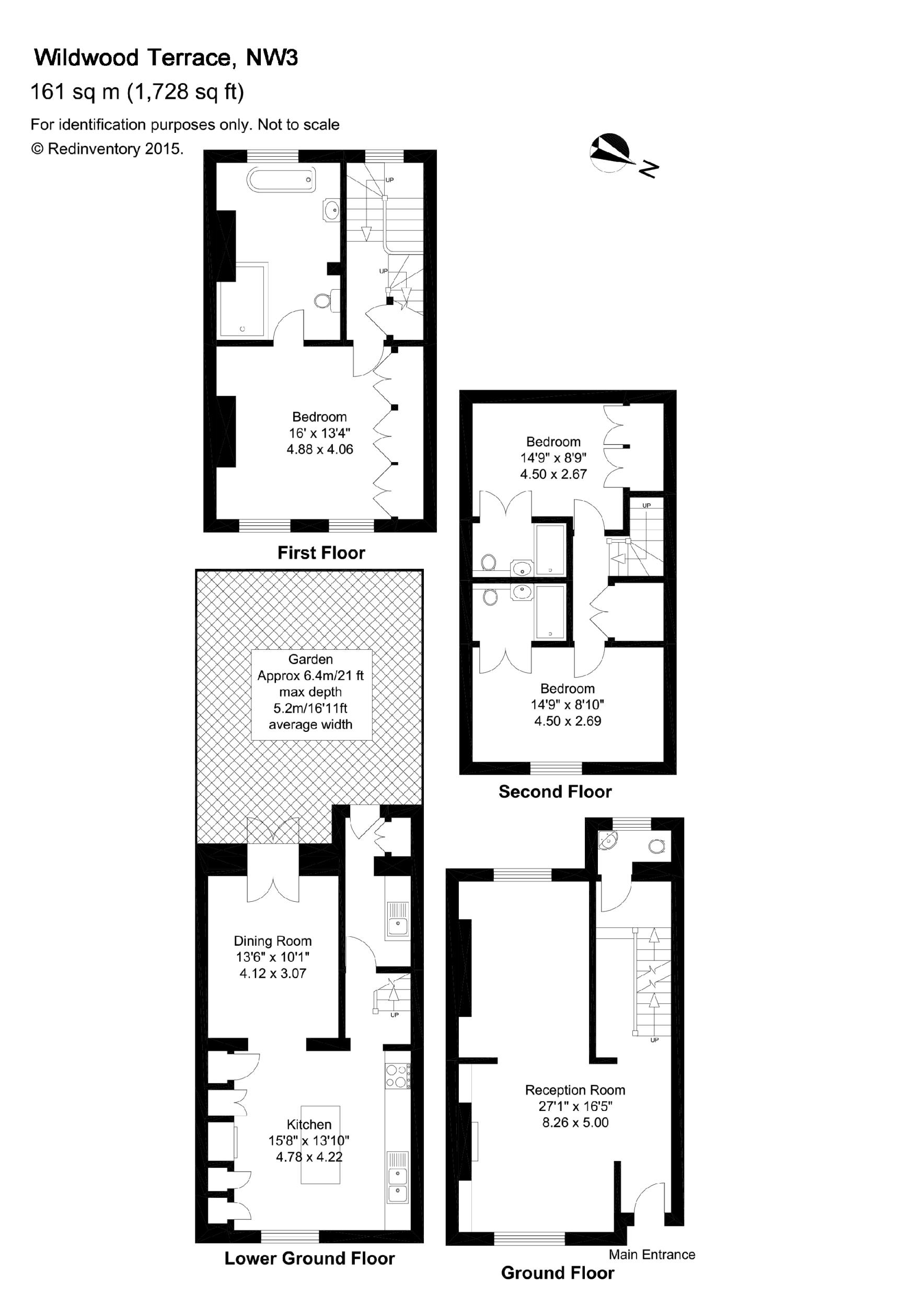 Wildwood Terrace, Hampstead, London, NW3 floorplan