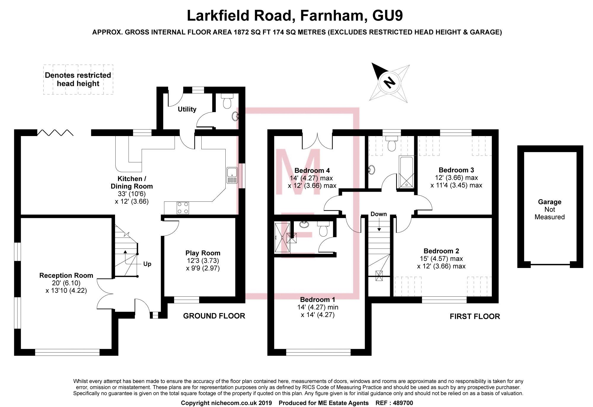 4 Bedrooms Detached house for sale in Larkfield Road, Farnham GU9