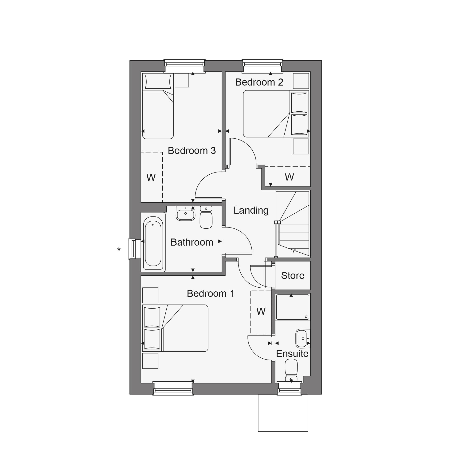 the_charleston_home_210, Chalkdell Drive,  Shenley Wood  floorplan