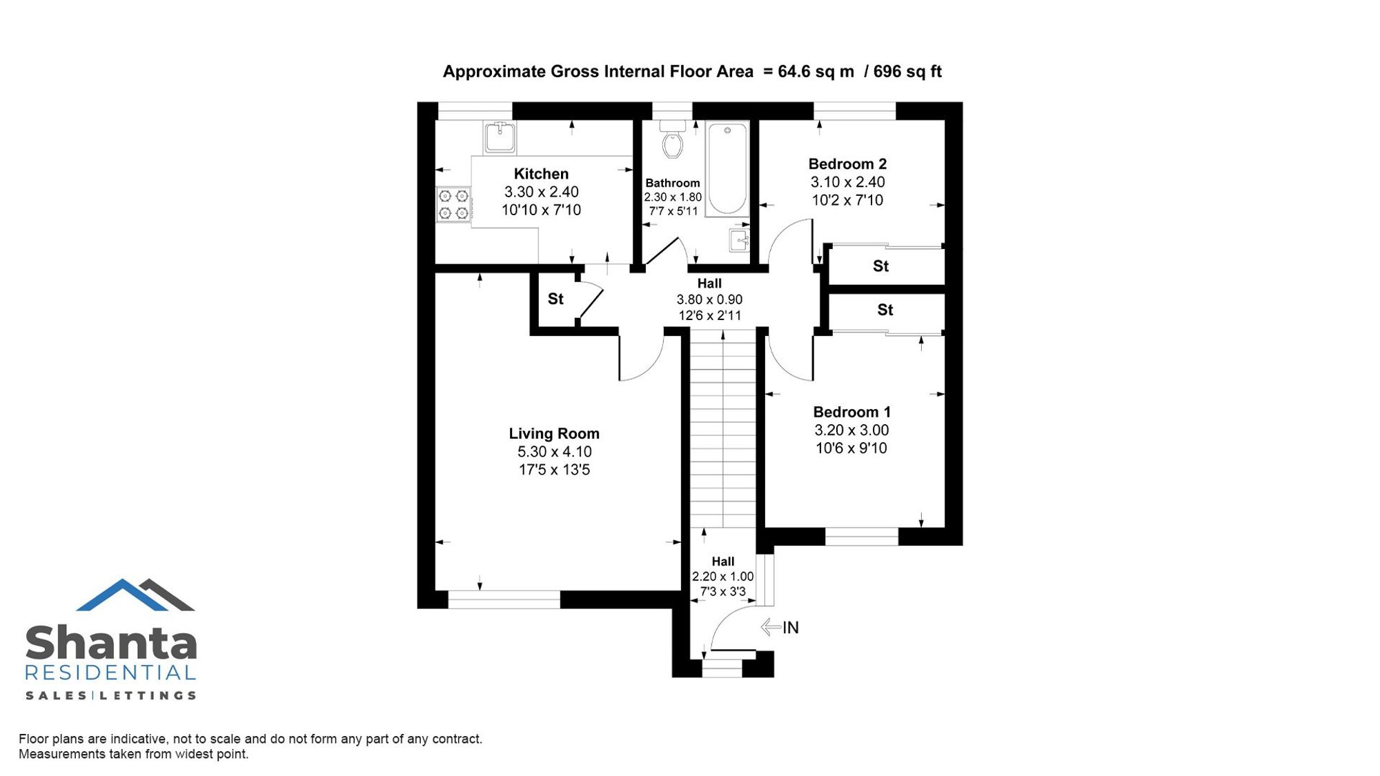 12 Silvan Place, Glasgow floorplan