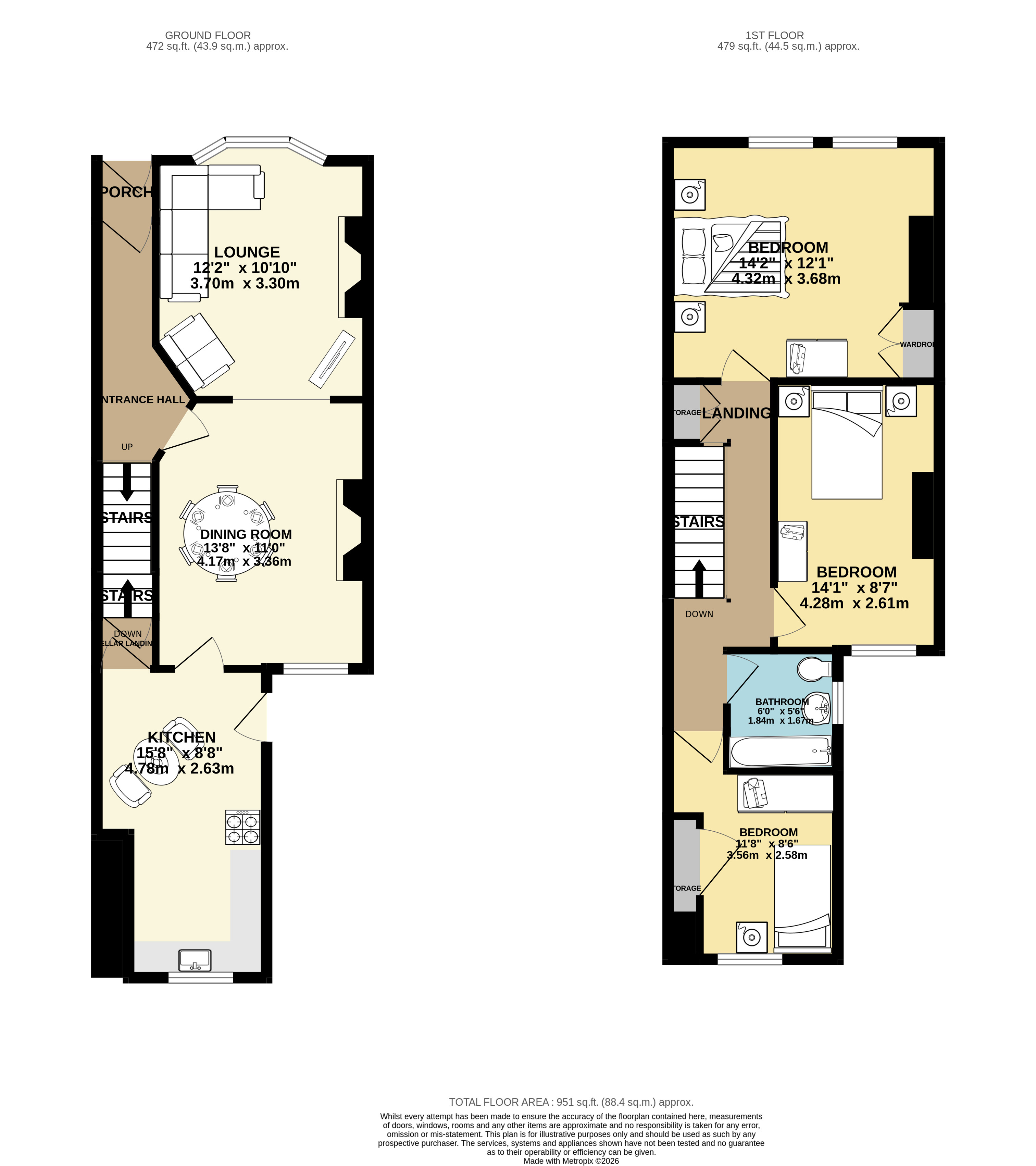 92, Wentworth Road, Doncaster floorplan