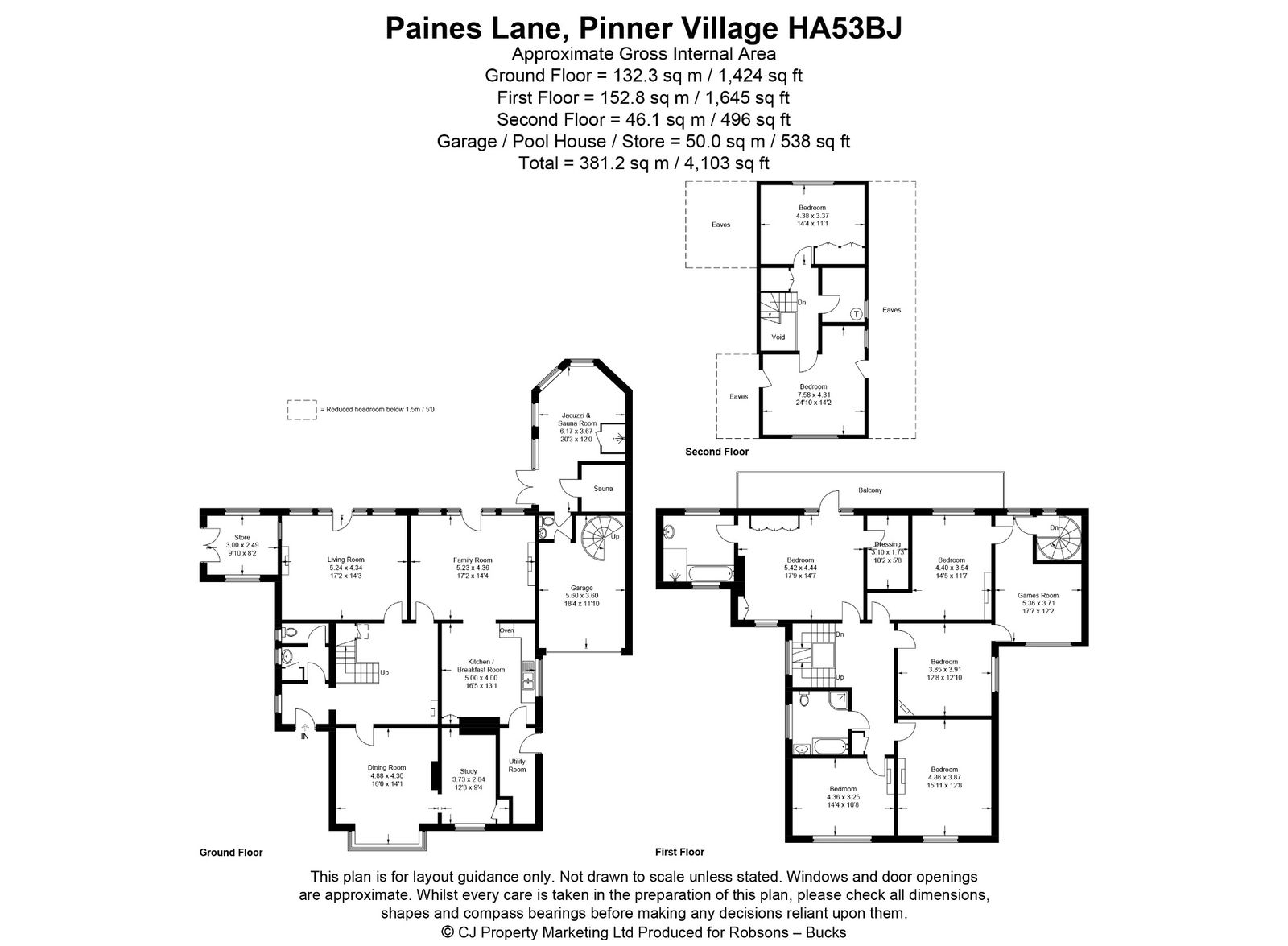 58, Paines Lane, Pinner floorplan