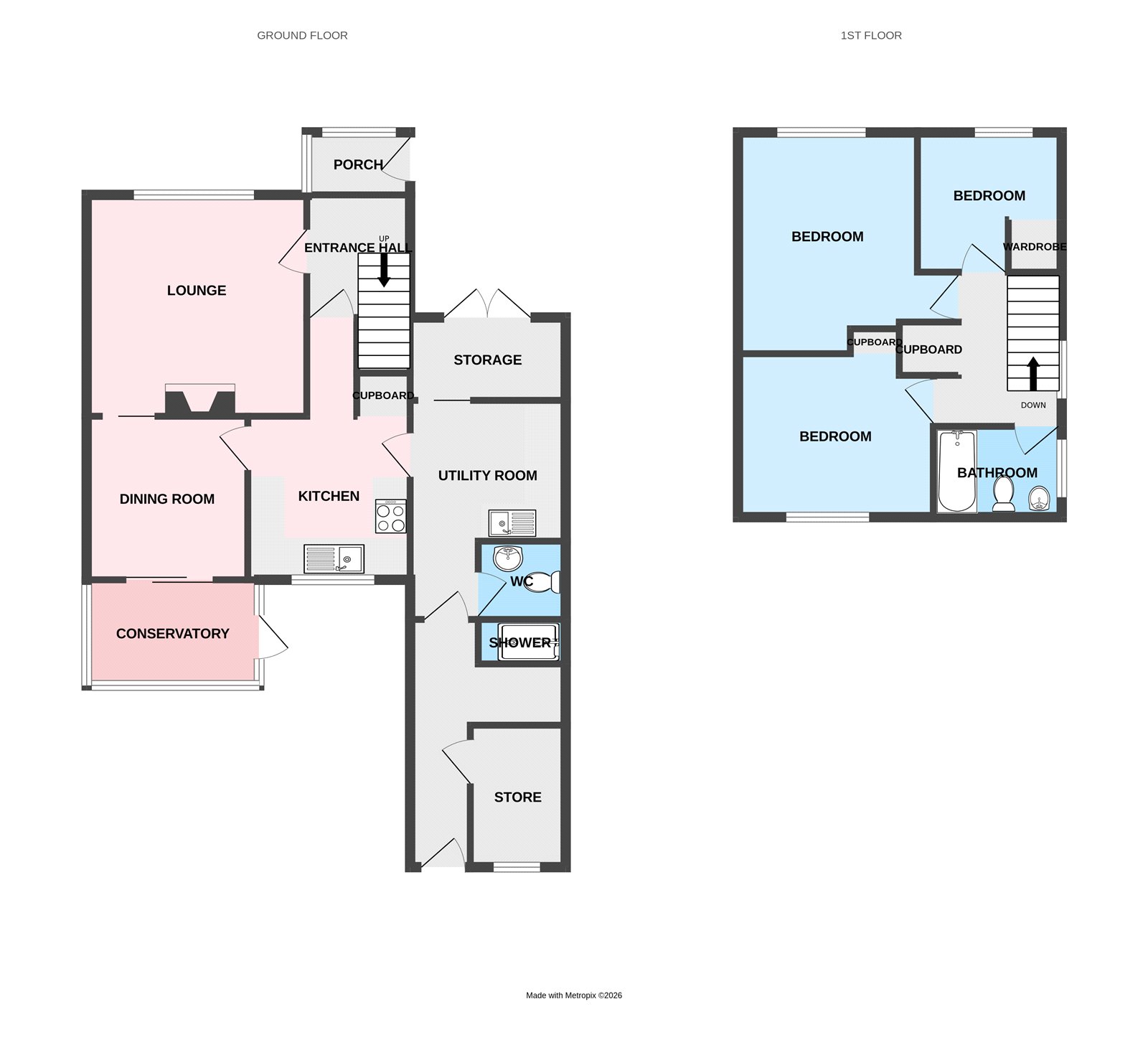 15, Chatford Drive, Shrewsbury floorplan