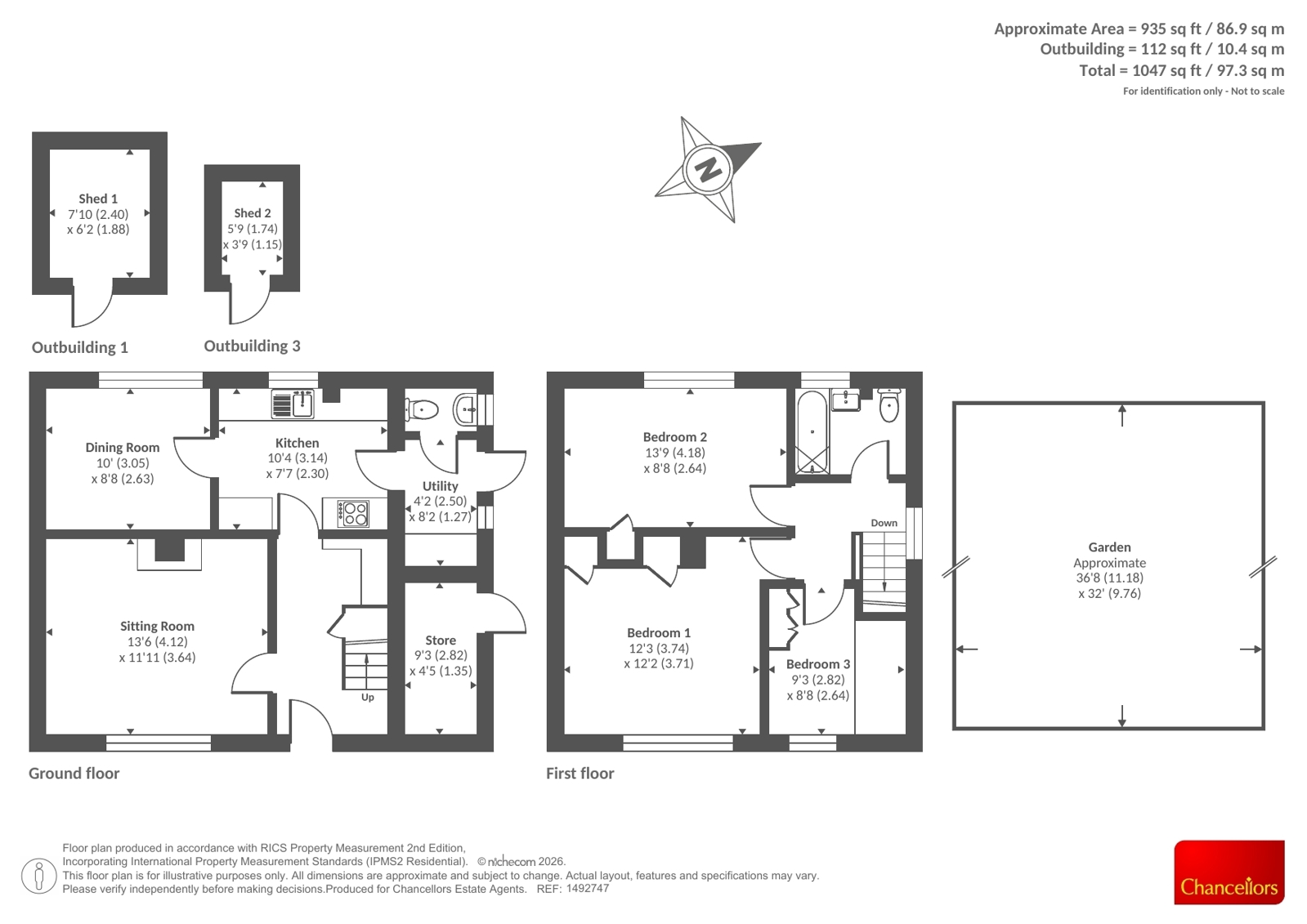 25, Cranley Road, Oxford floorplan