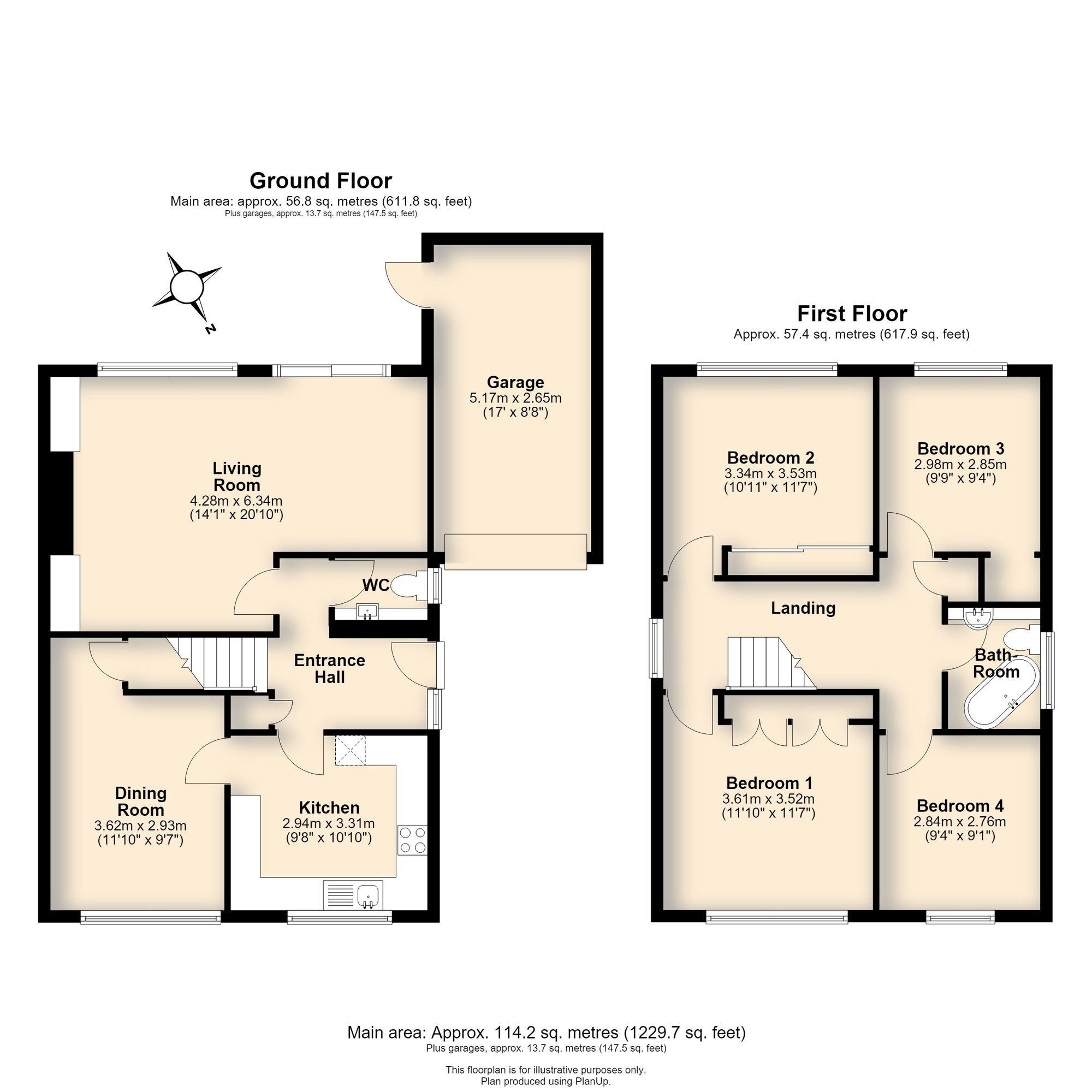 16 Chapmans Way, Cambridge floorplan