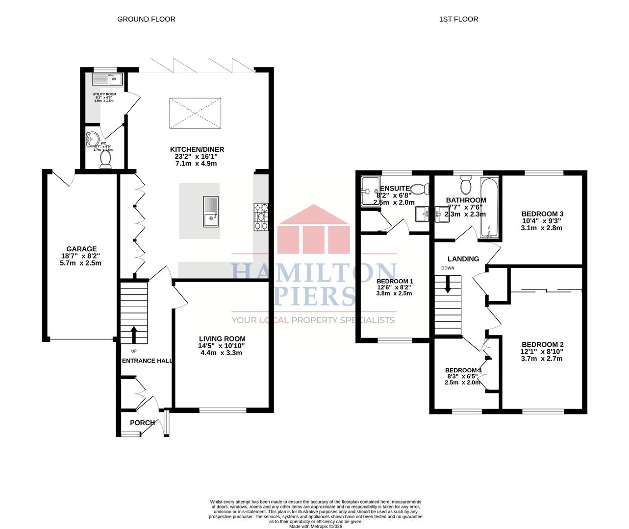 16, Forefield Green, Chelmsford floorplan