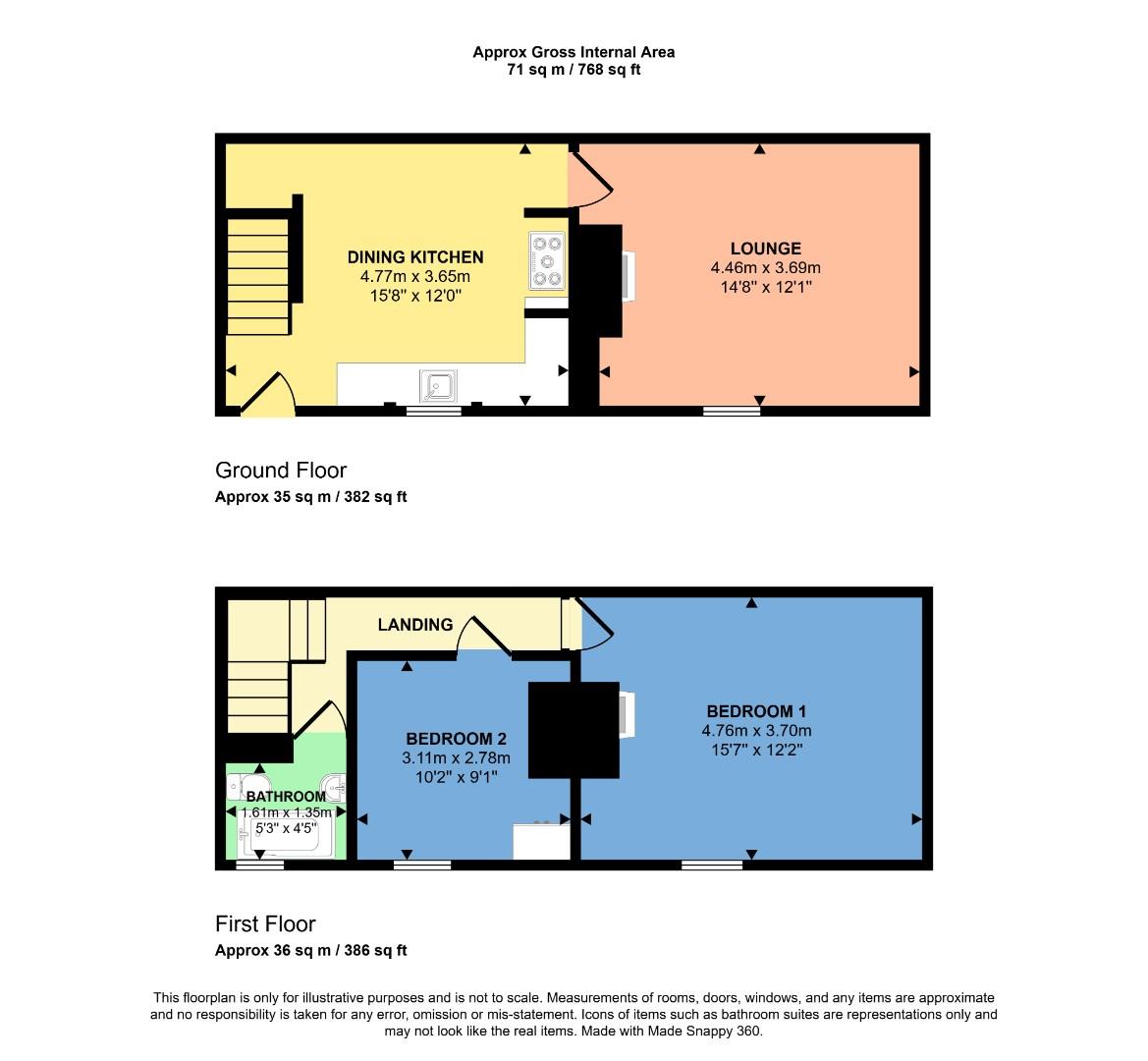 8, High Street, Dewsbury floorplan
